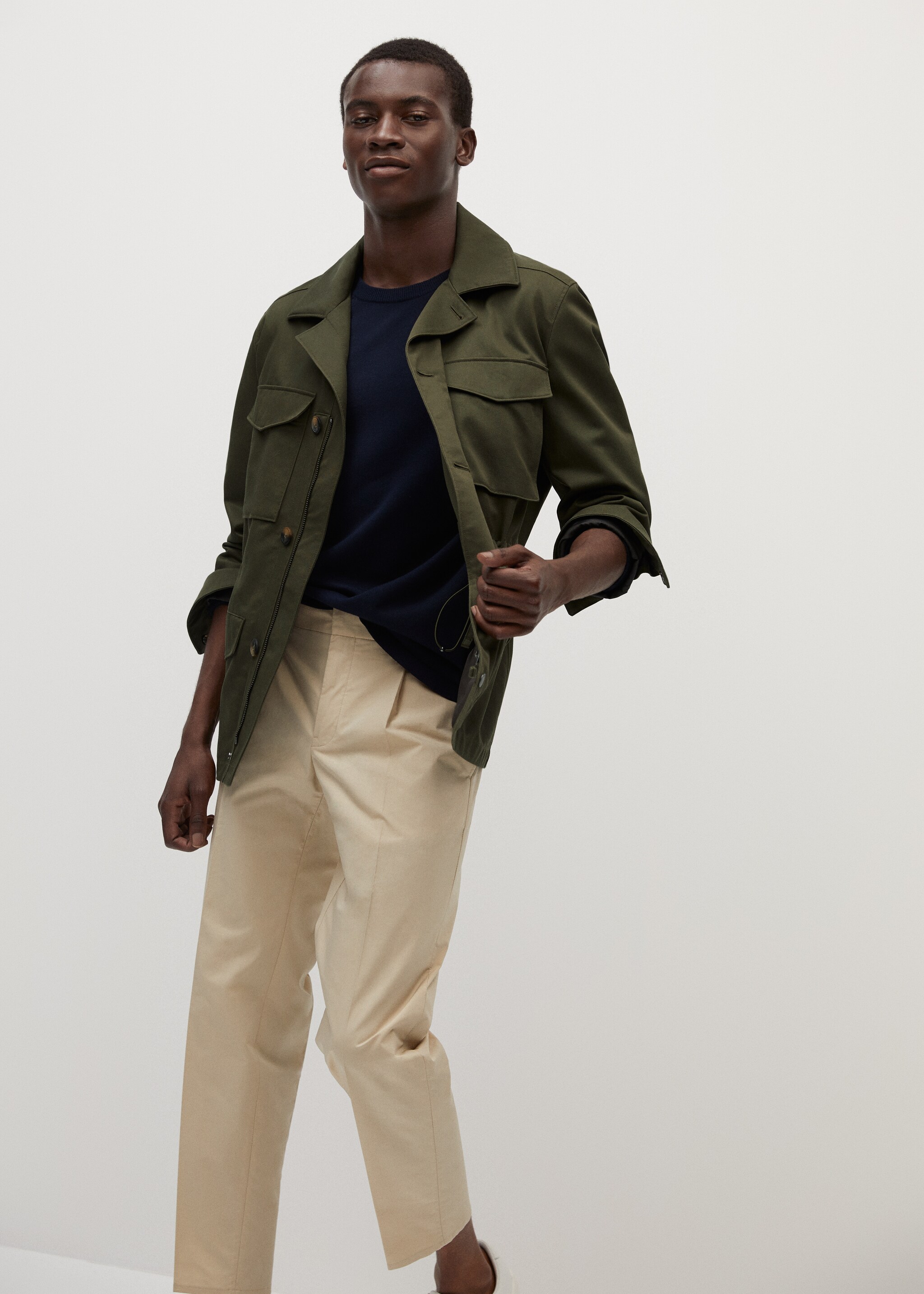 Lyocell cotton jacket - Details of the article 2