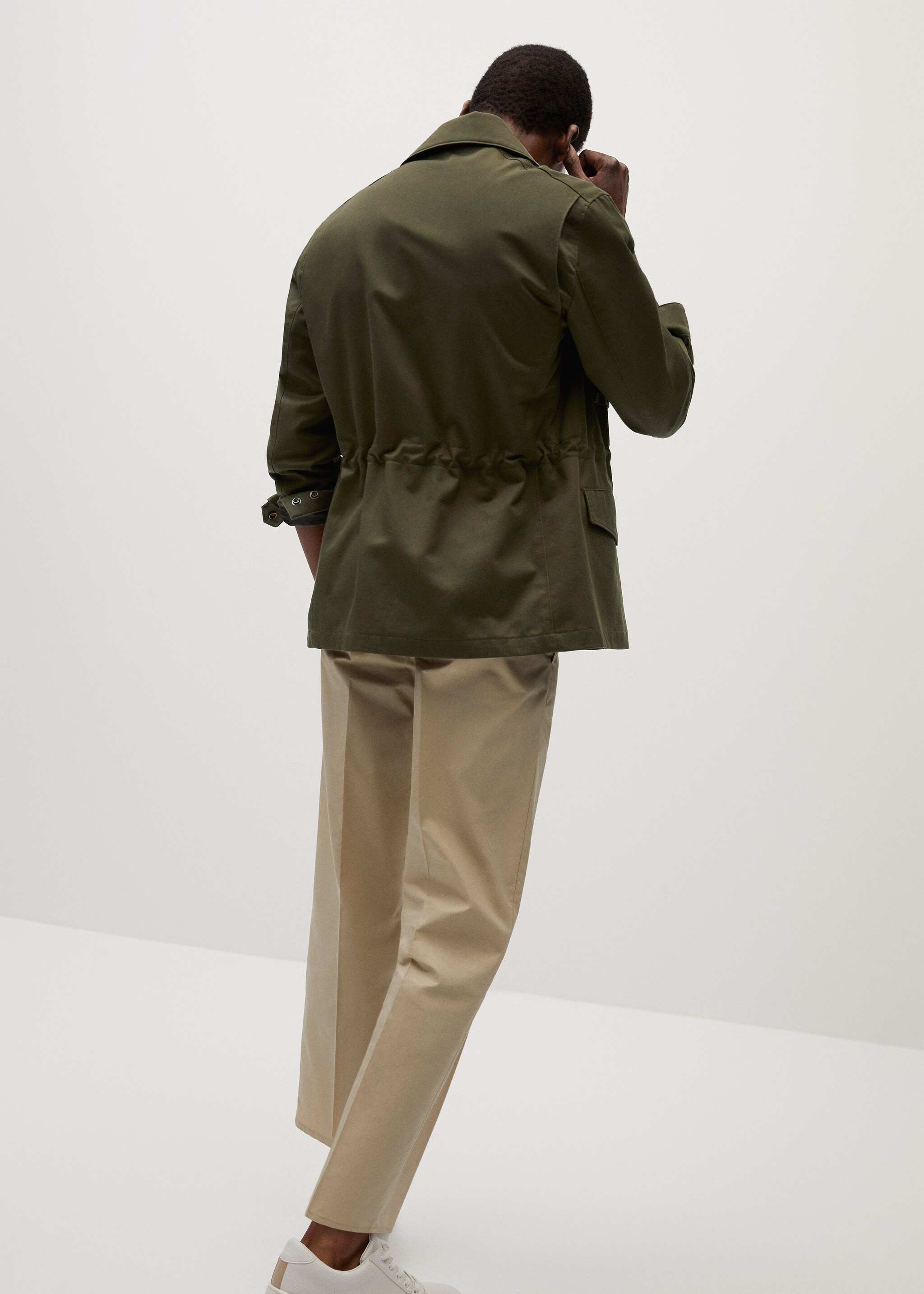 Lyocell cotton jacket - Reverse of the article