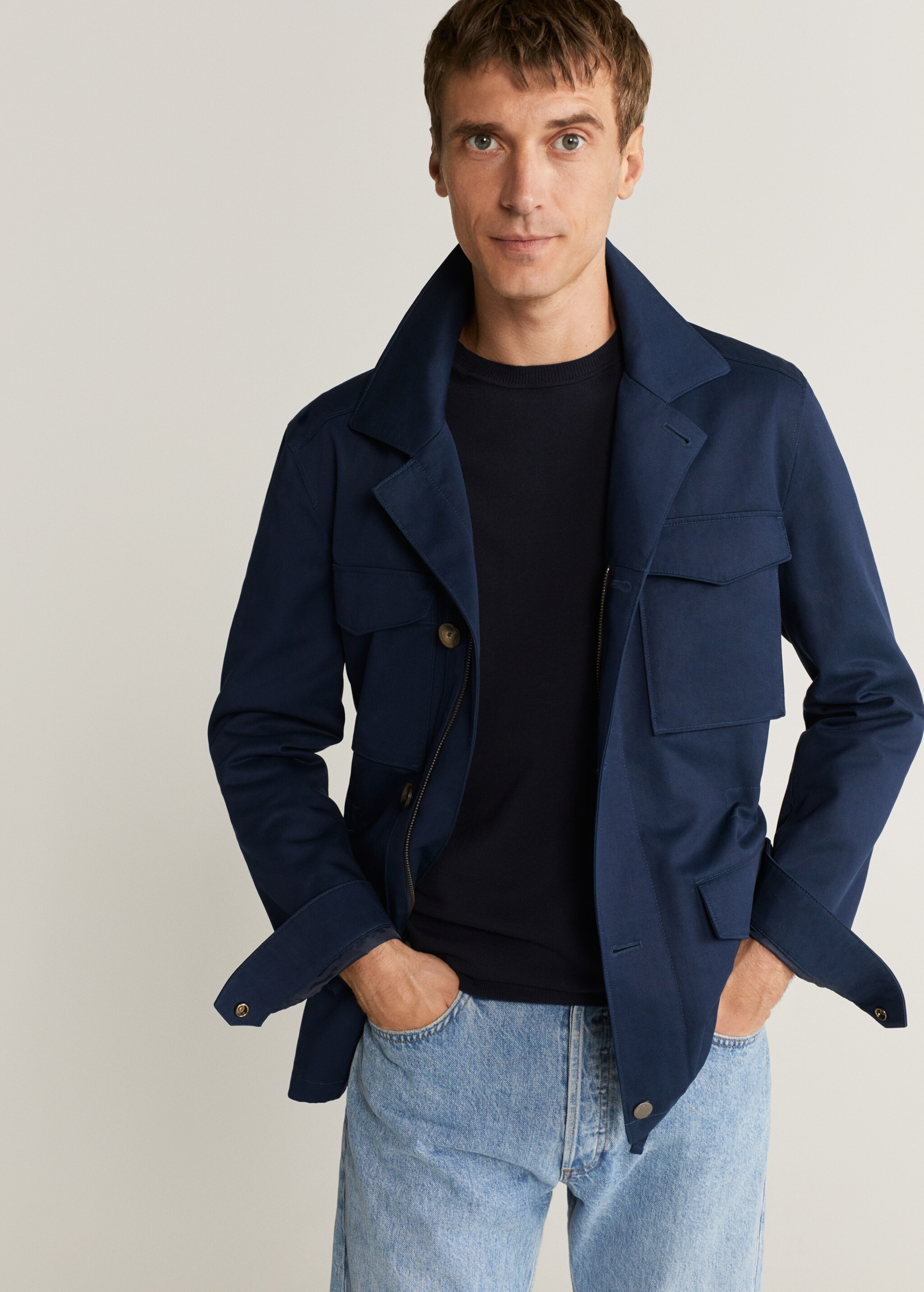 Lyocell cotton jacket - Details of the article 2