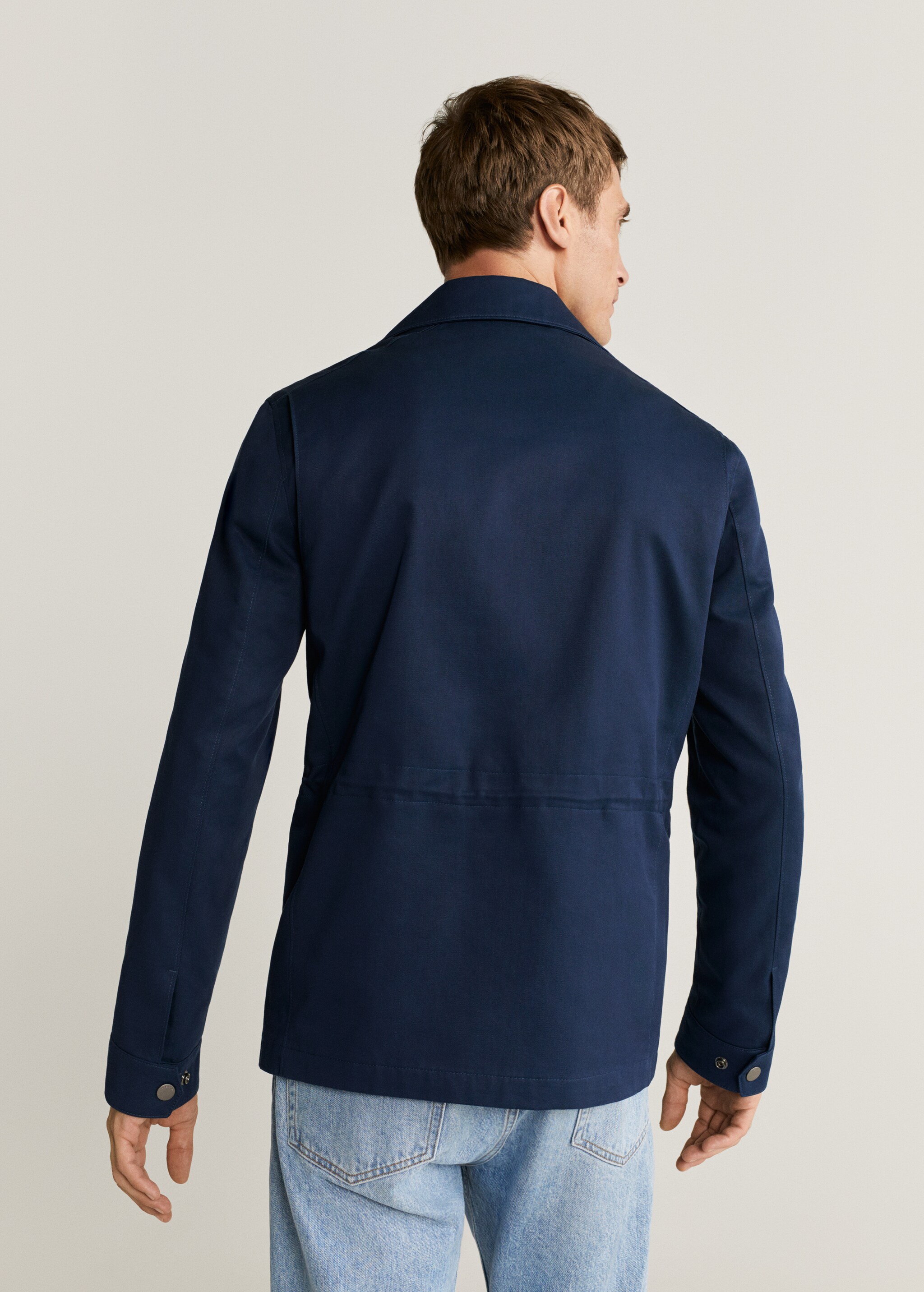 Lyocell cotton jacket - Reverse of the article