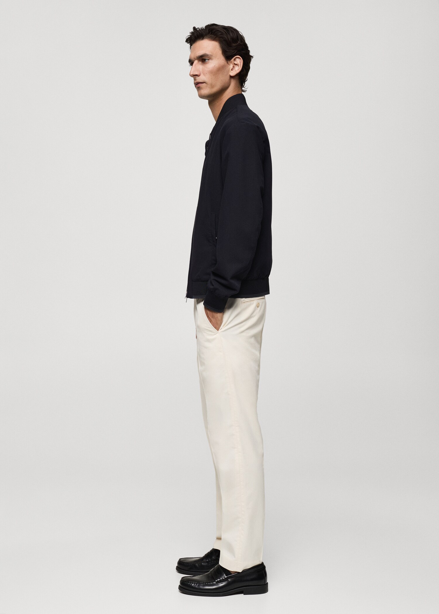 Chaqueta bomber tejido comfort stretch - Detalle del artículo 2