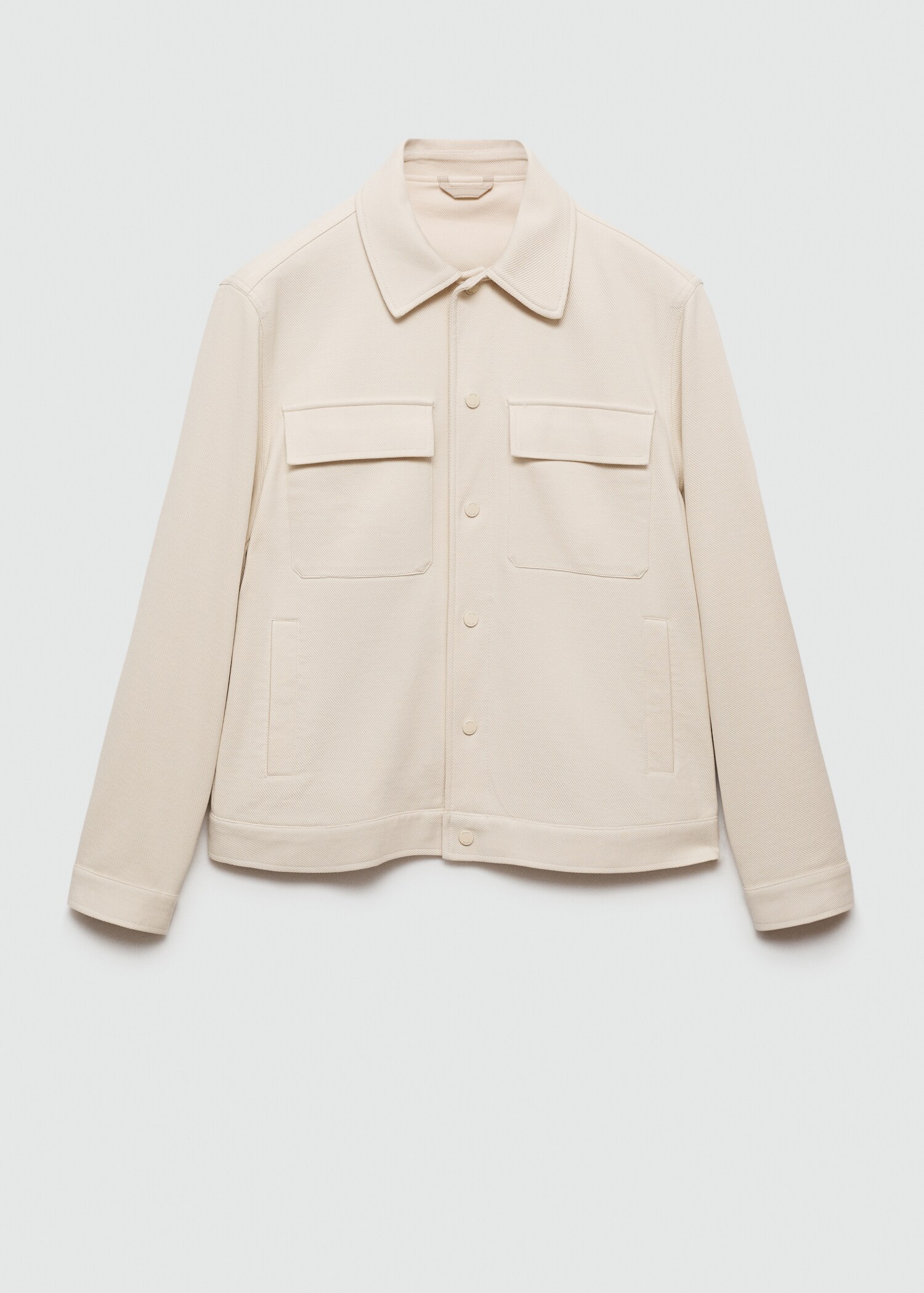Overshirt aus Baumwoll-Twill mit Taschen - Artikel ohne Model