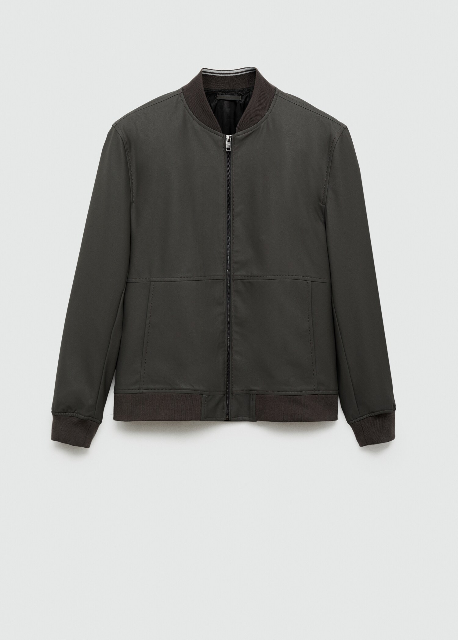 Veste bomber simili-cuir - Article sans modèle