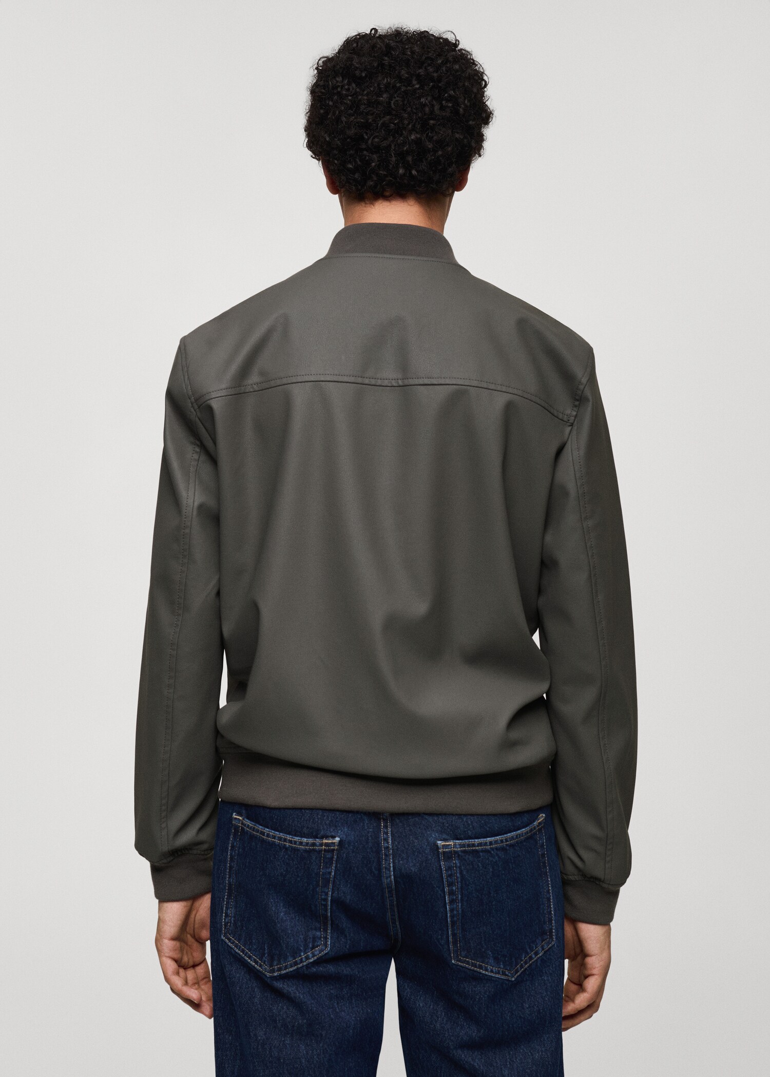 Veste bomber simili-cuir - Verso de l’article