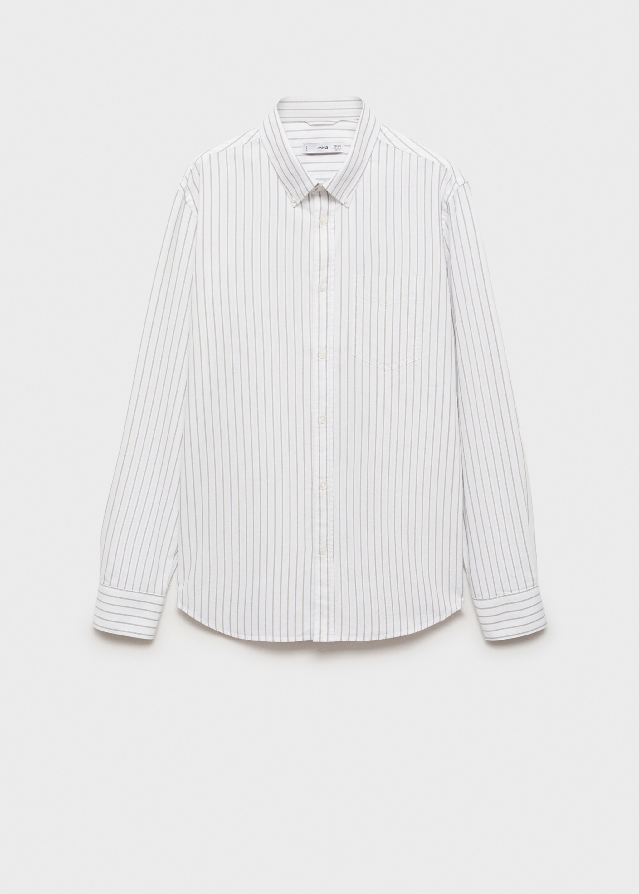 Camisa 100% cotó ratlles kodak - Article sense model, Blanc. Ref: 77004444-00.