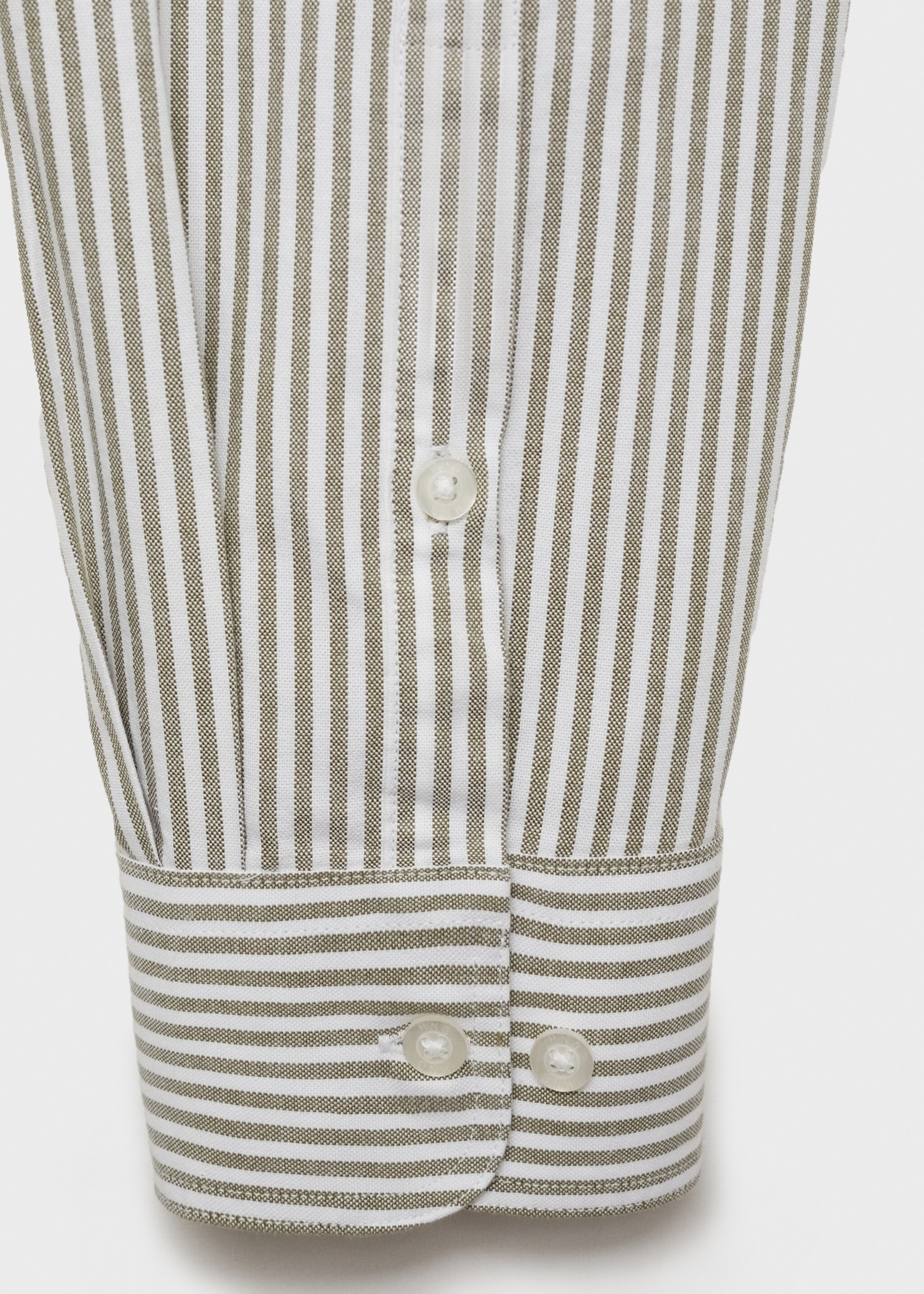 Camisa 100% cotó ratlles kodak - Detall de l'article 0, Caqui. Ref: 77004444-00.