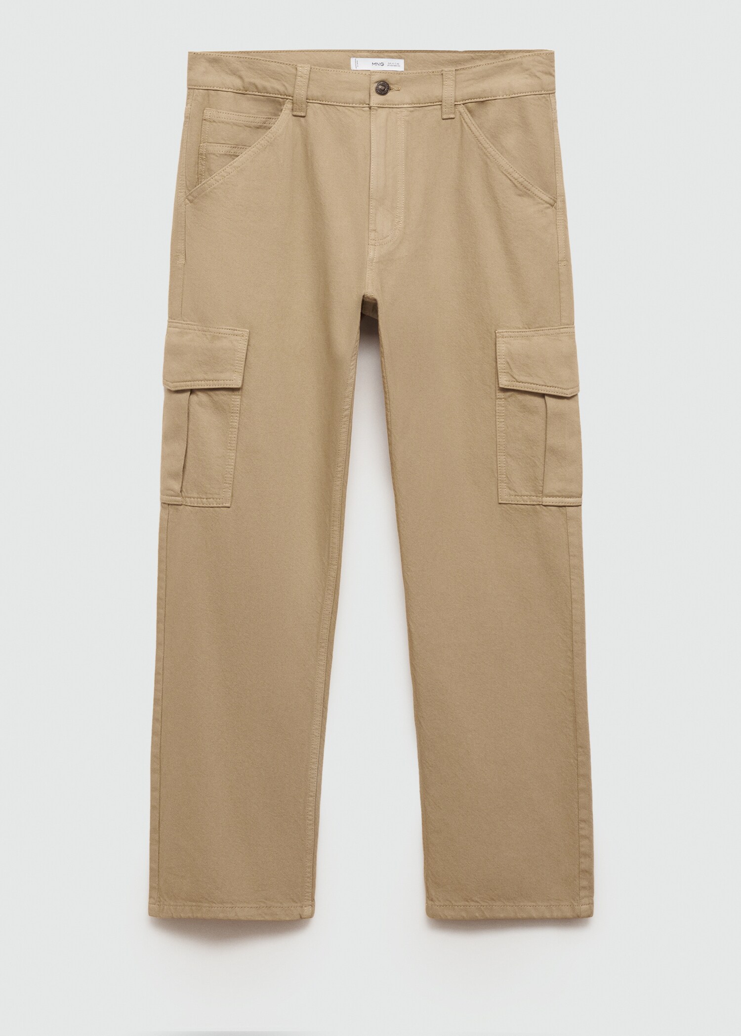 Straight-fit cargo jeans - Article without model