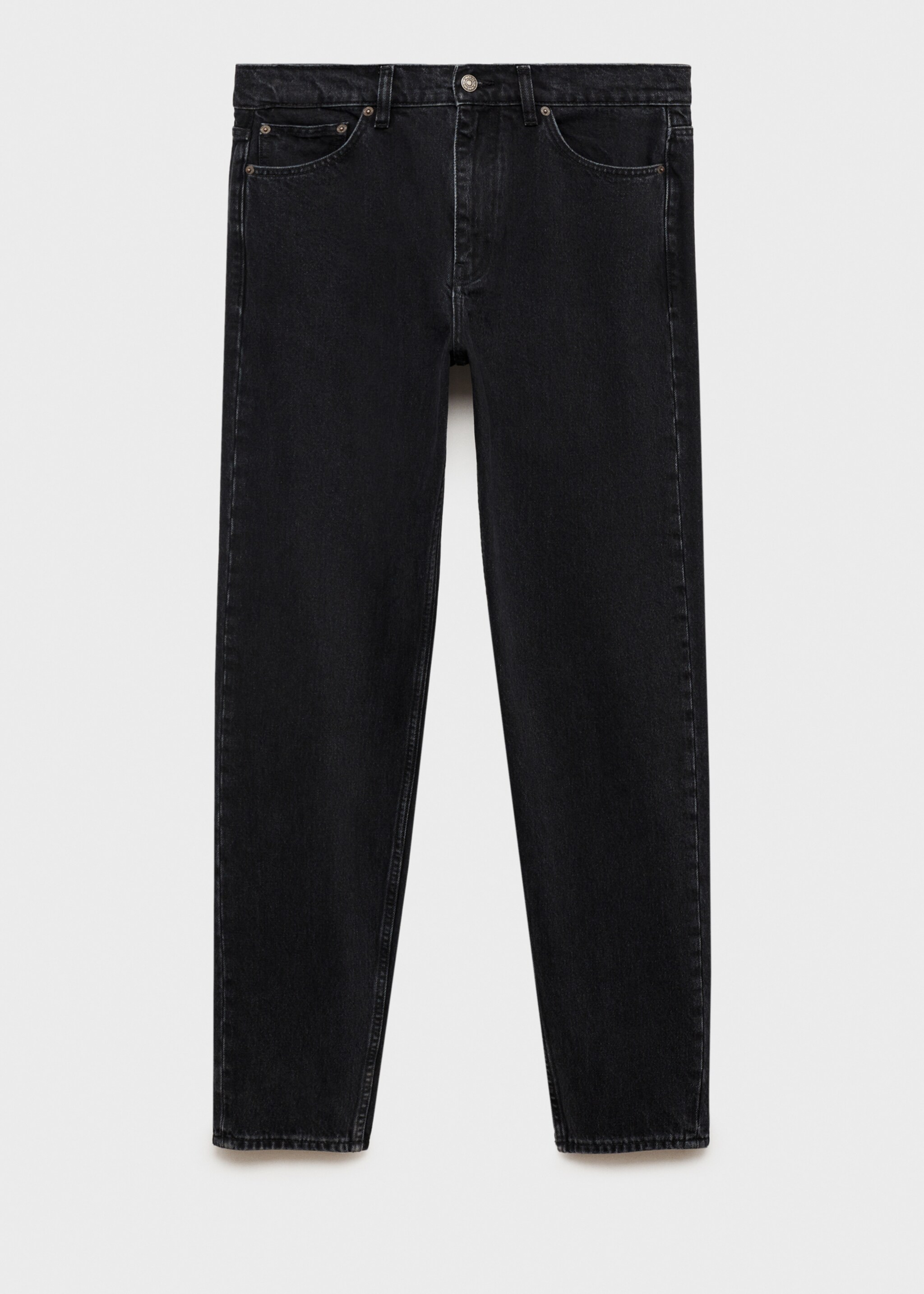 Zwarte Bob regular-fit jeans - Artikel zonder model, Black denim. Ref: 77004451-00.