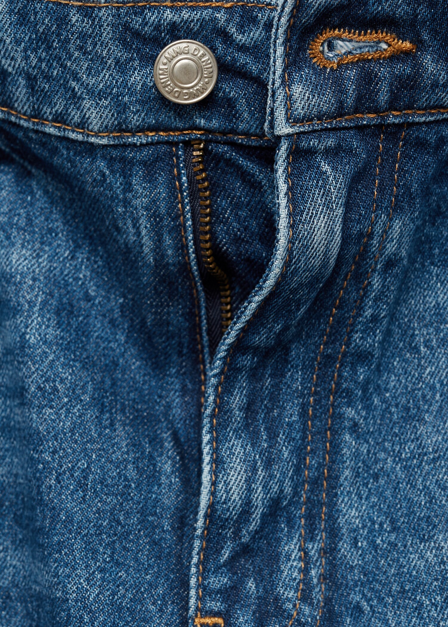 Regular fit medium wash Bob jeans - Details of the article 8