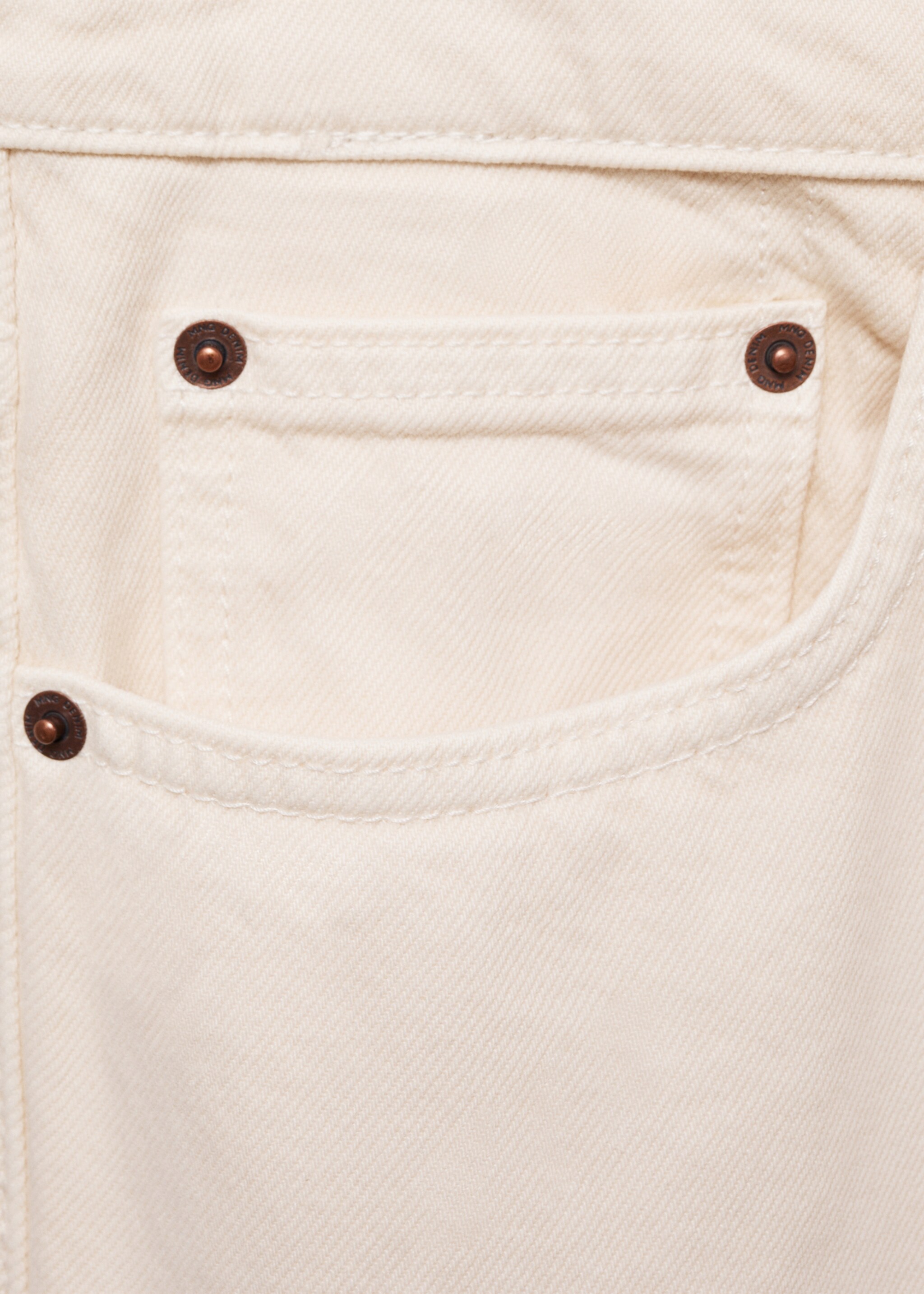 Jeans Bob regular fit - Detalle del artículo 0, Crudo. Ref: 77004454-00.