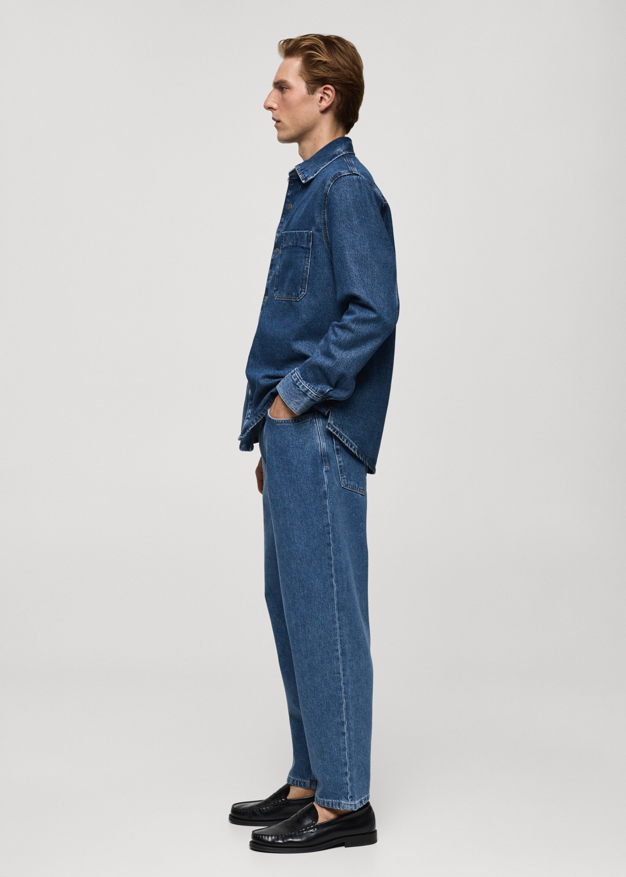 Krótkie jeansy relaxed fit - Szczegóły artykułu 2