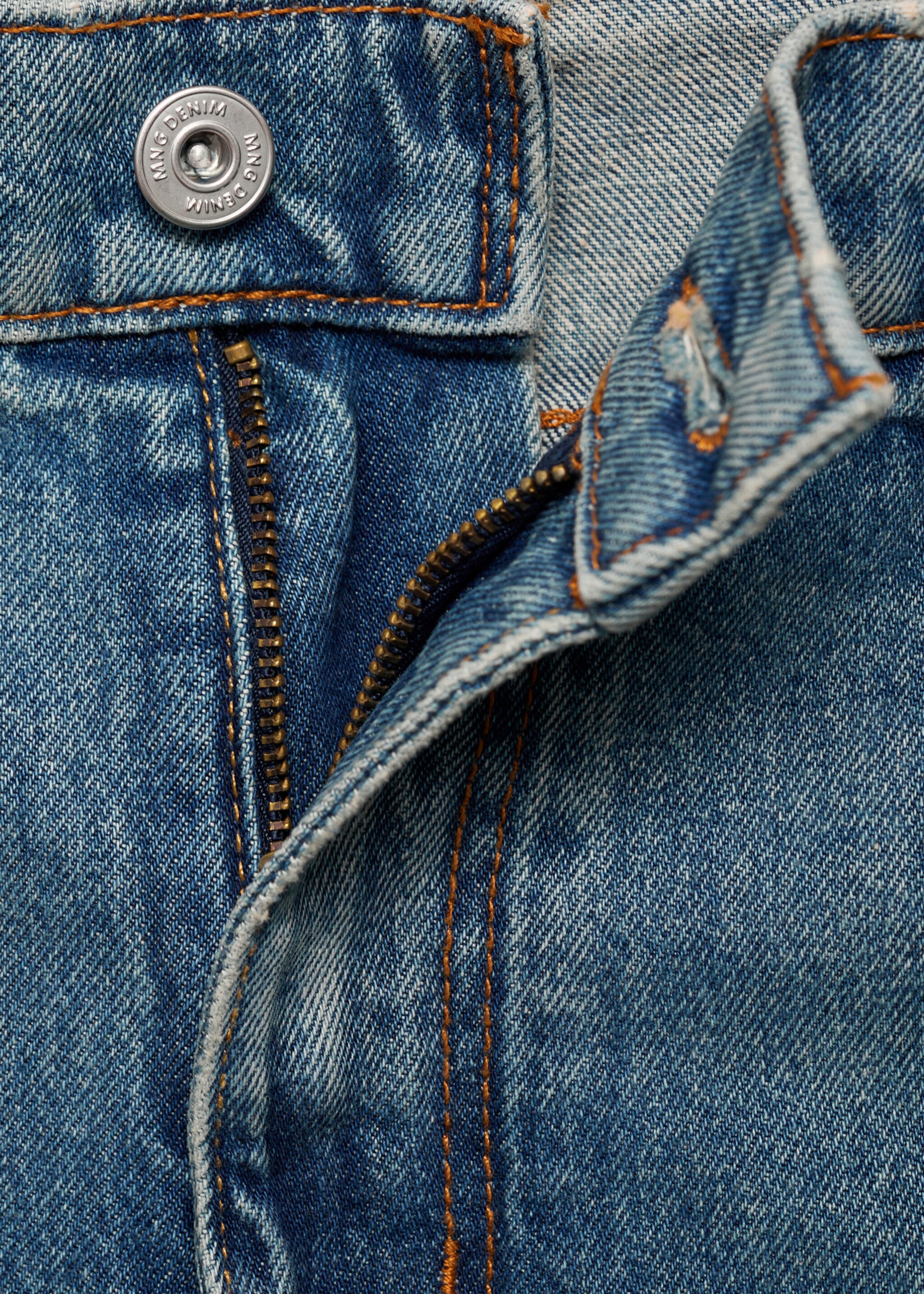 Jeans straight fit ljus tvätt revor - Detaljer om artikeln 8