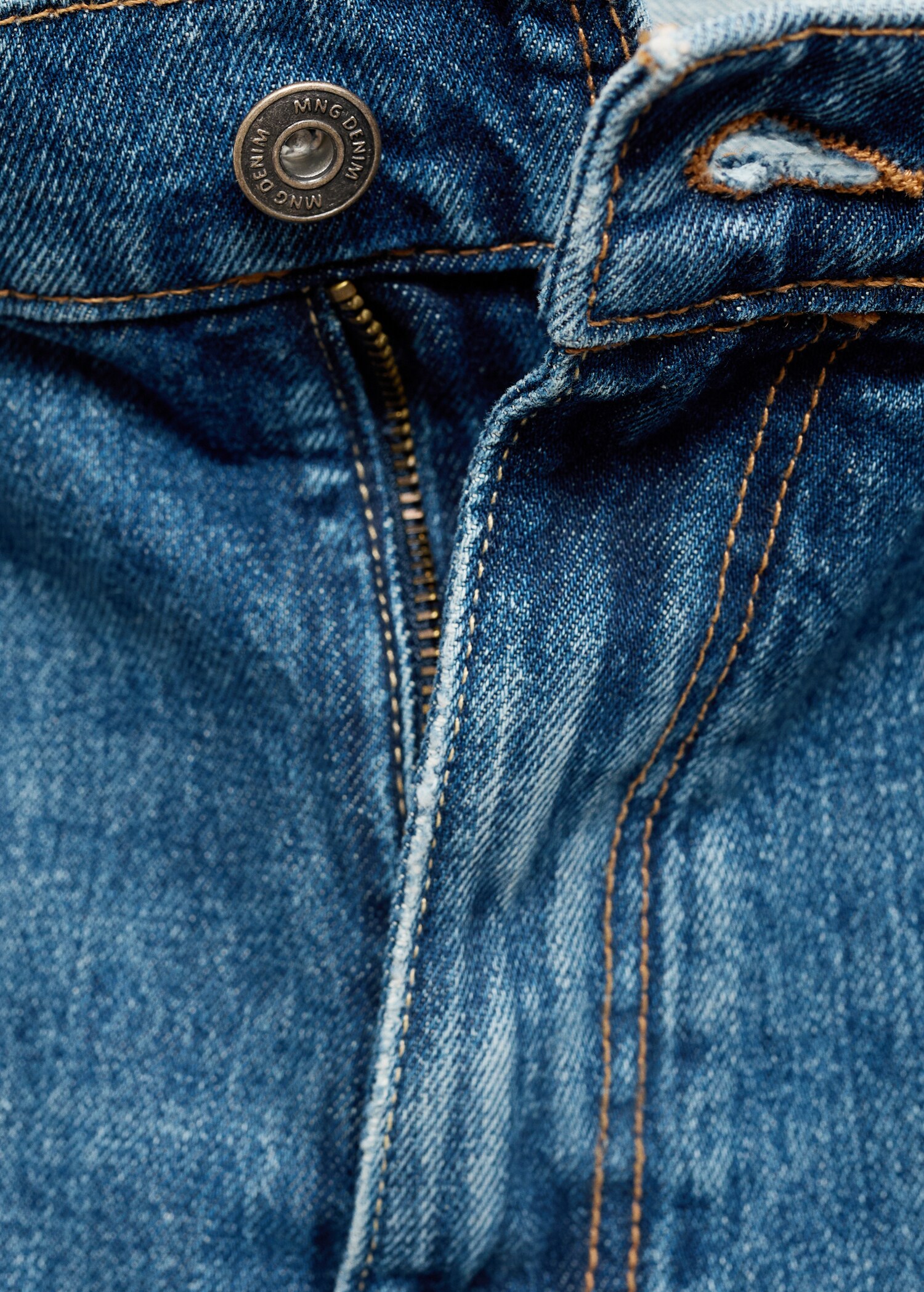 Jeans straight fit lavado oscuro - Detalle del artículo 8