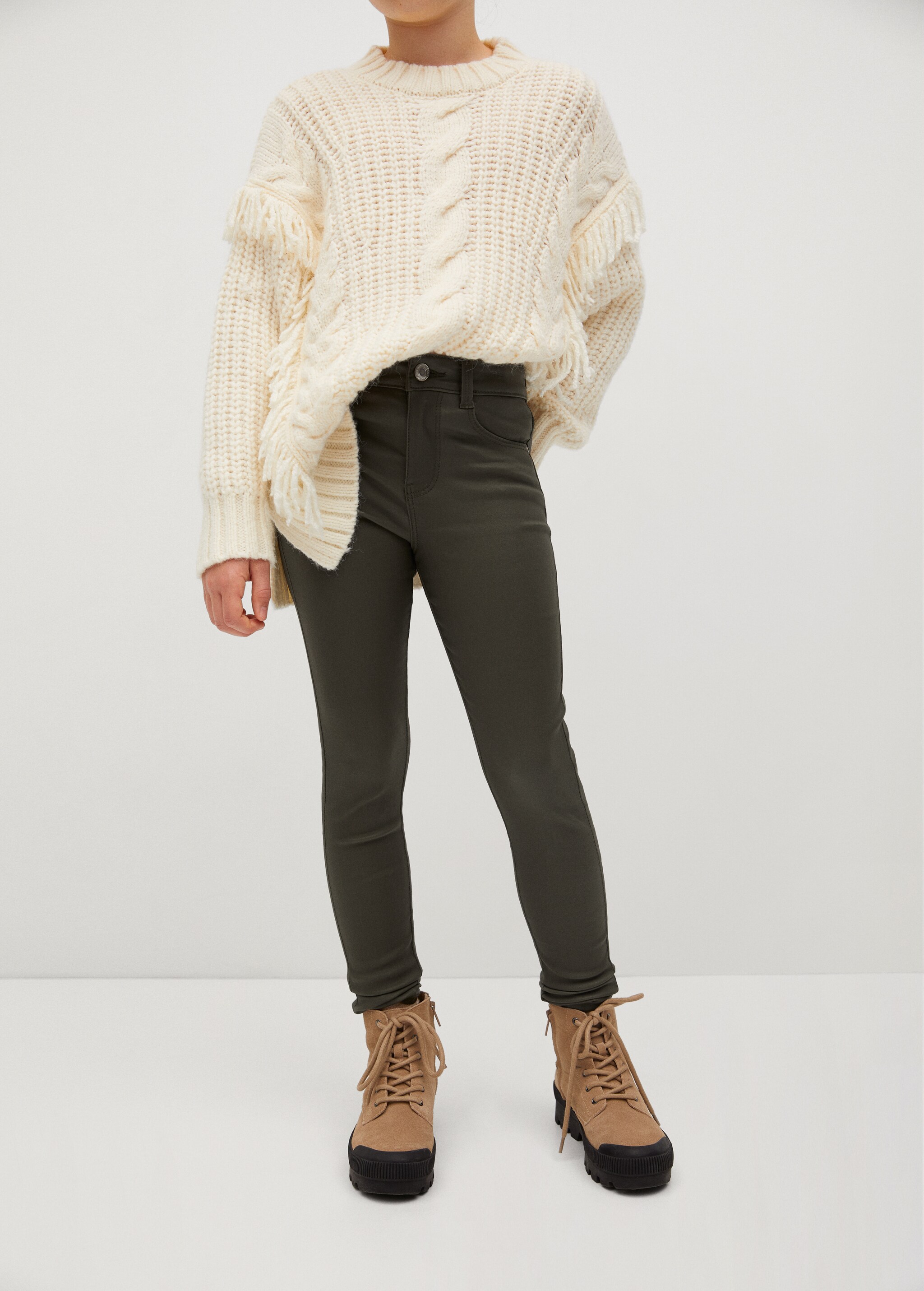Jeans skinny Coated - Plano medio
