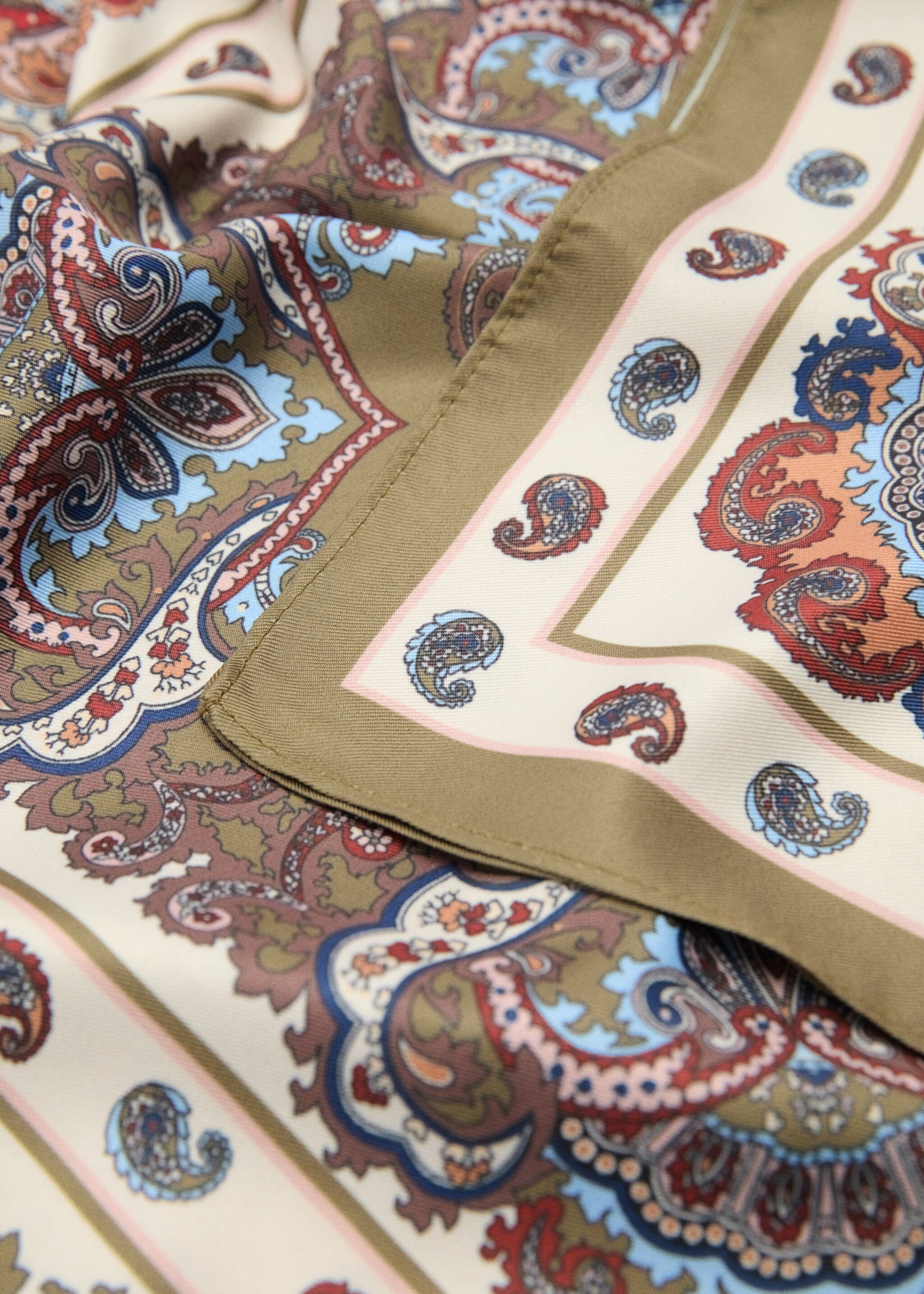 Paisley print scarf - Medium plane