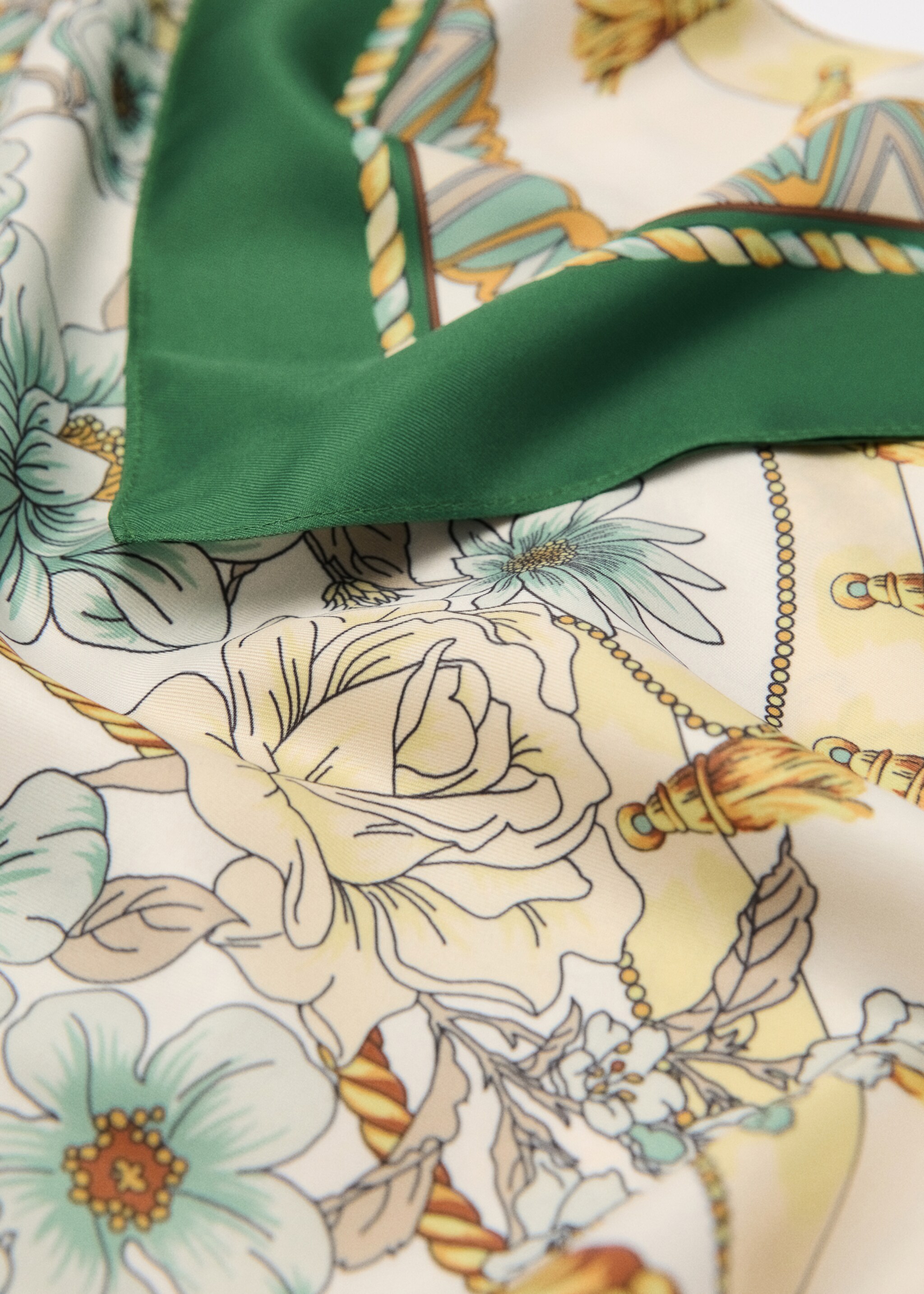 Floral-print scarf - Medium plane
