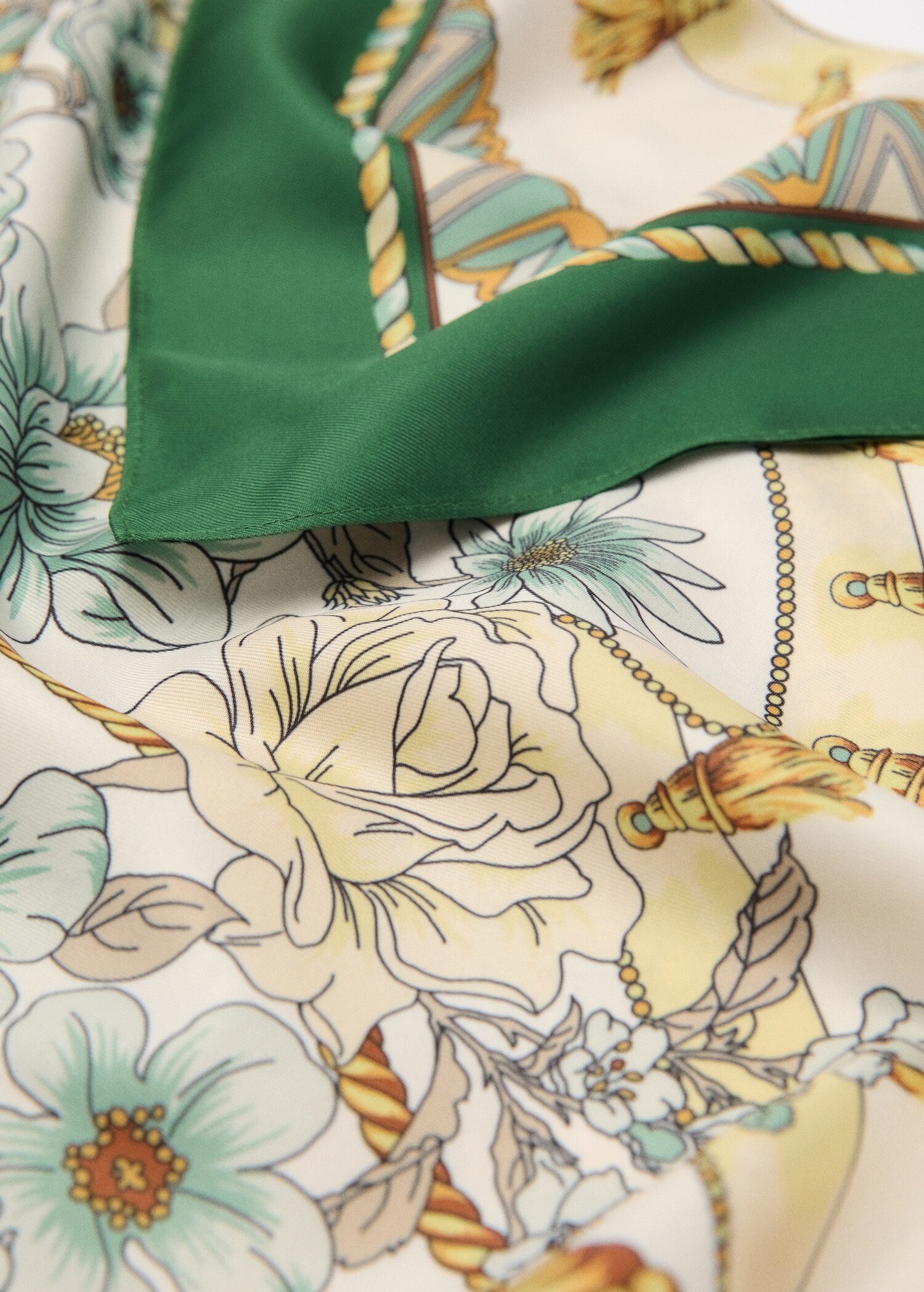 Floral-print scarf - Medium plane