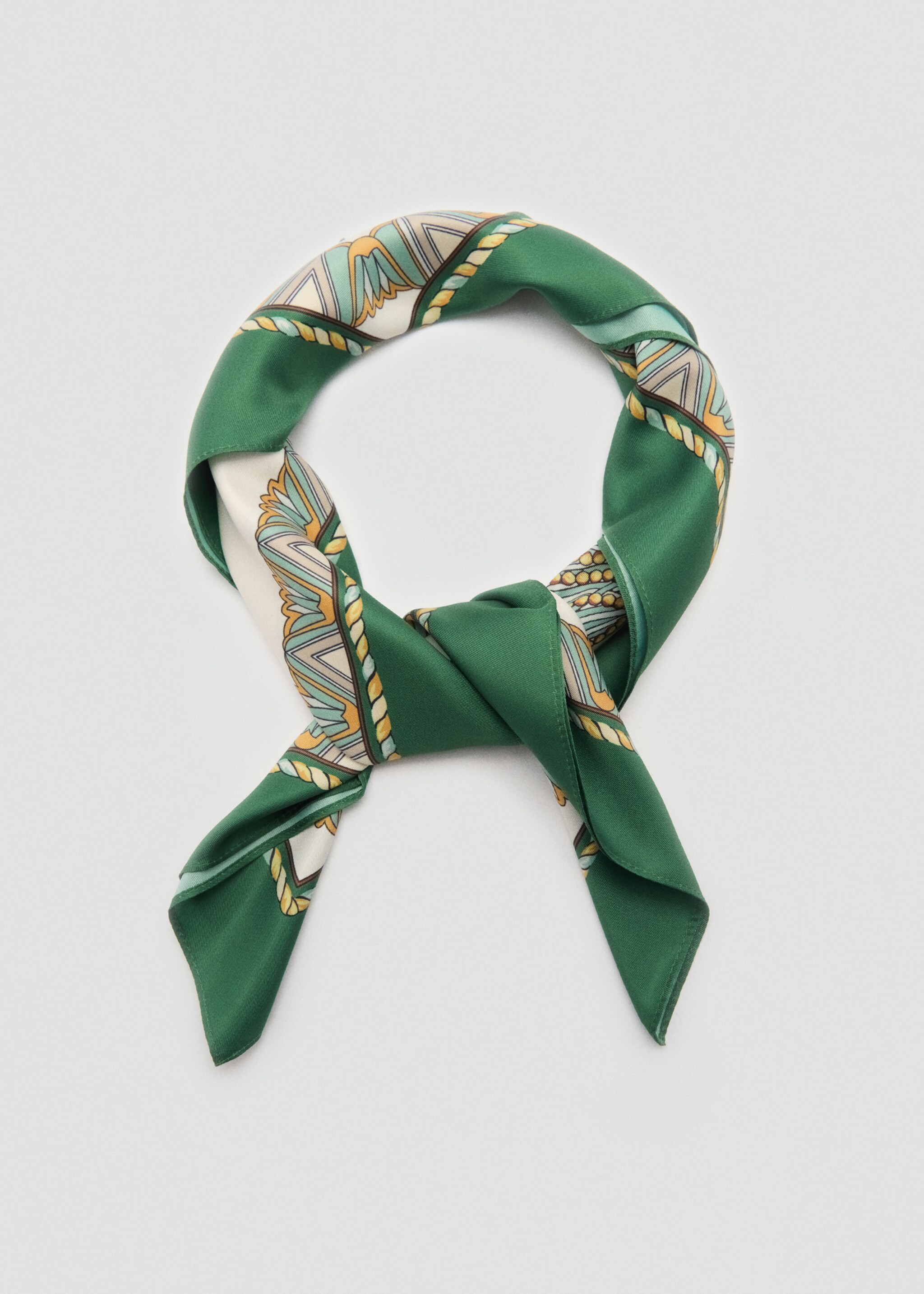 Floral-print scarf - Details of the article 1