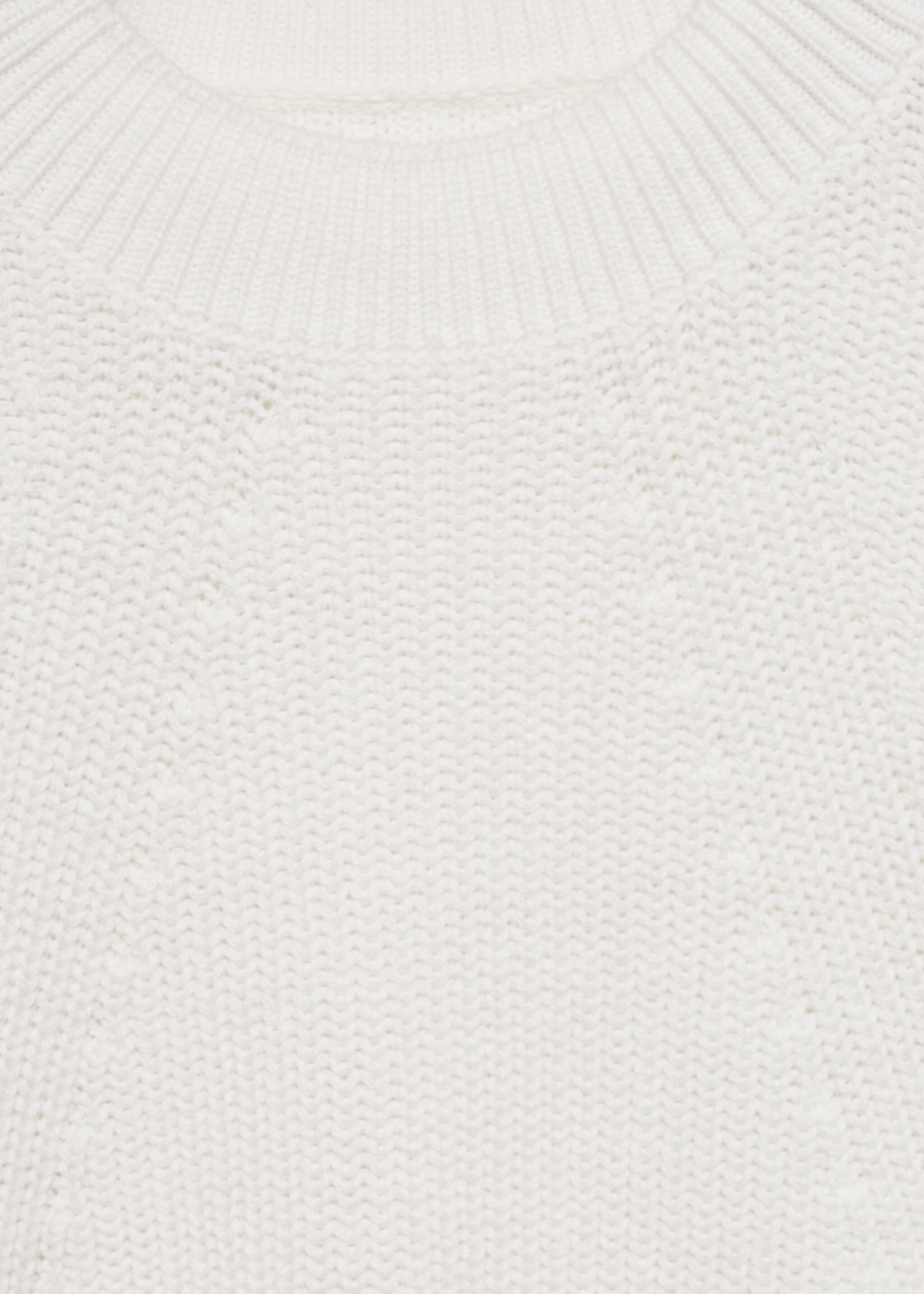 Jersey punto canalé - Detalle del artículo 8, Blanco roto. Ref: 77004765-00.