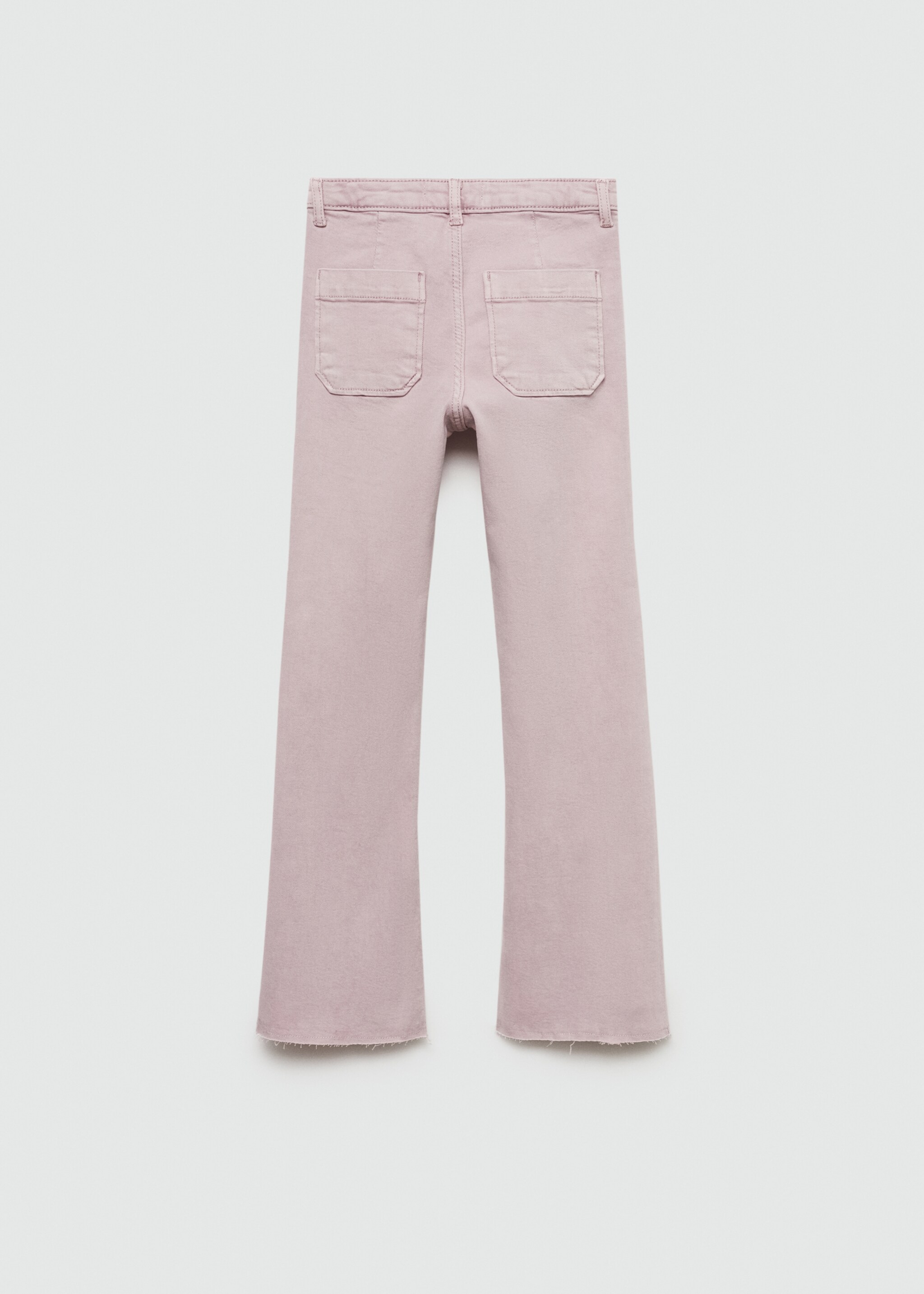 Decorative seam flared jeans - Reverse of the article