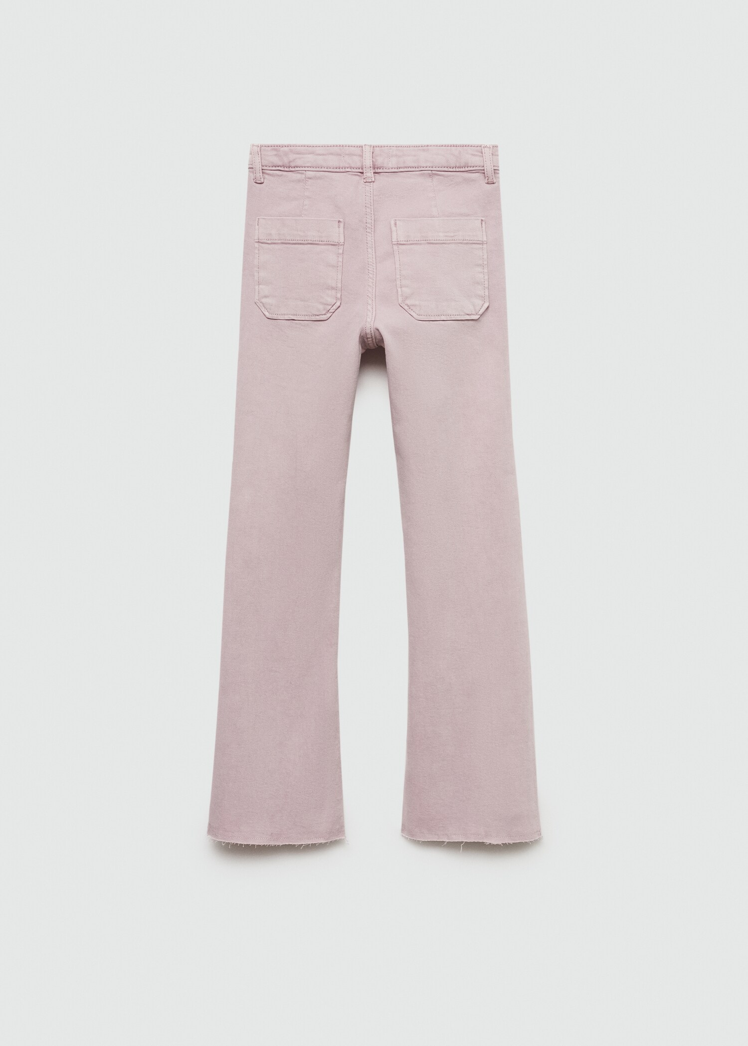 Flared Jeans mit Ziernähten - Rückseite des Artikels