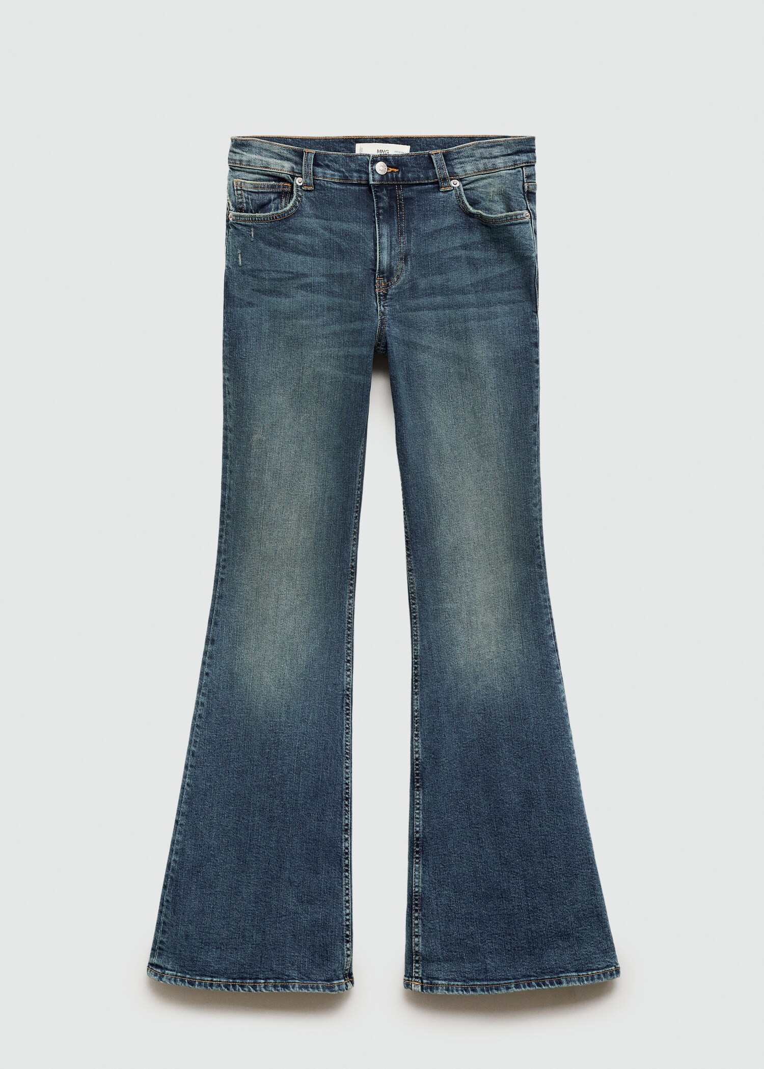High-waist flared jeans - Article without model