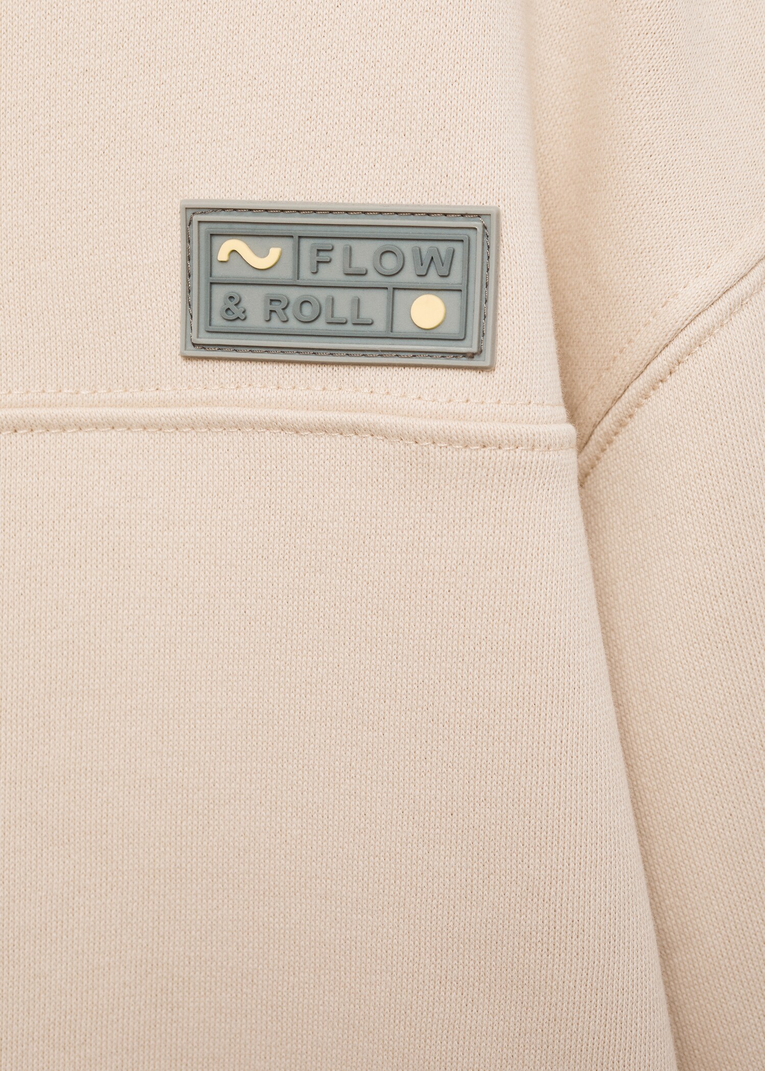 Sweatshirt mönstrad badge - Detaljer om artikeln 8