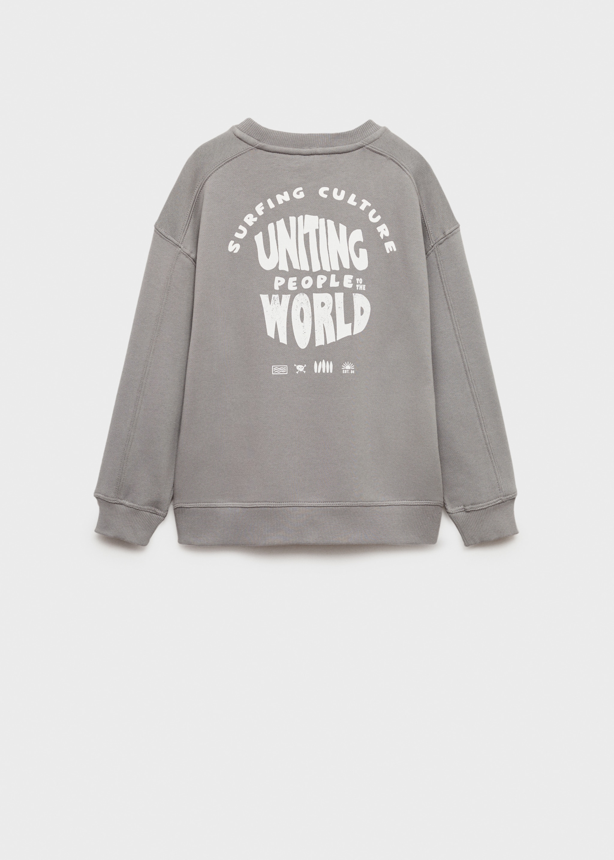 Surf printed sweatshirt - Reverse of the article