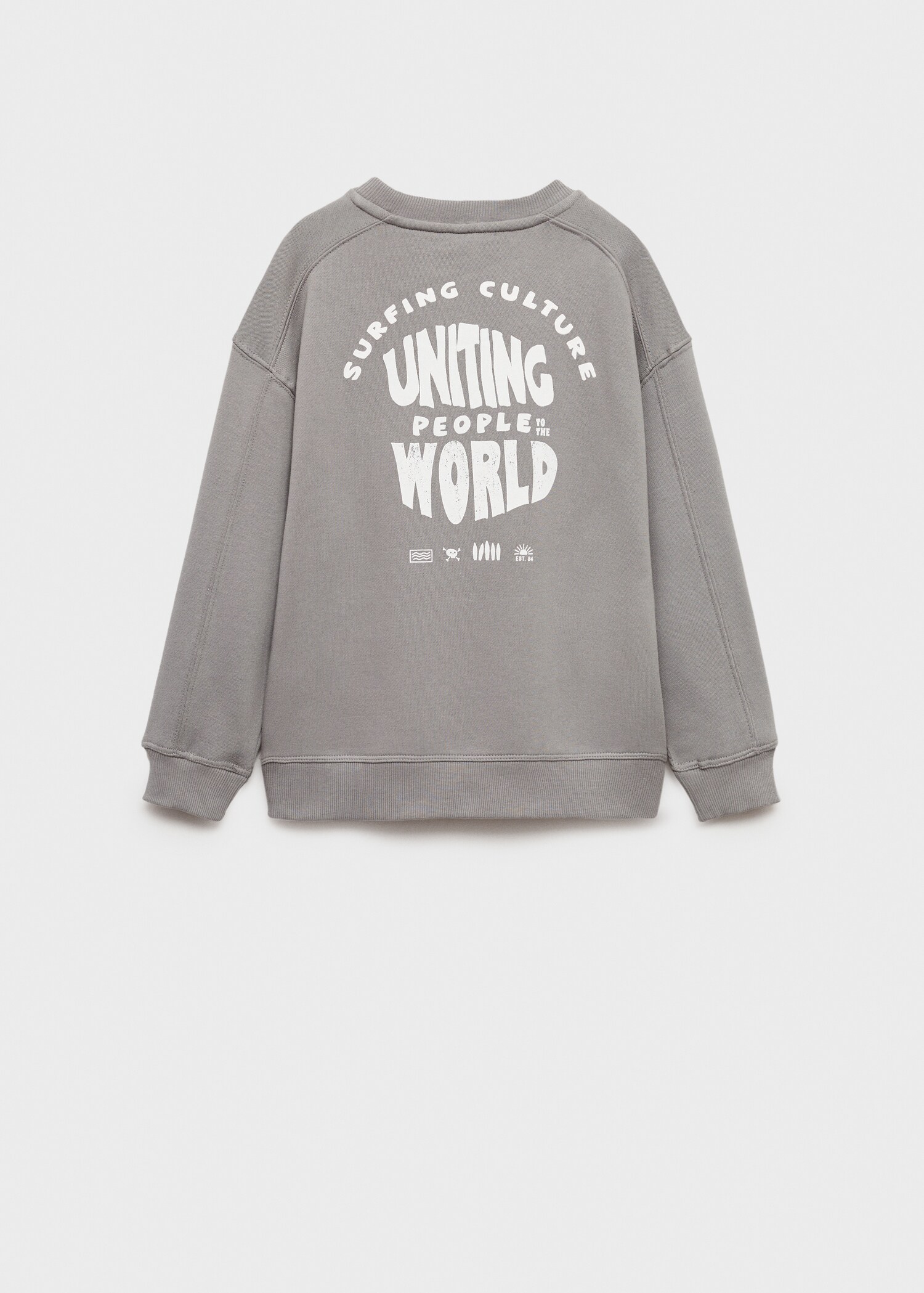 Sweatshirt mit Surf-Aufdruck - Rückseite des Artikels