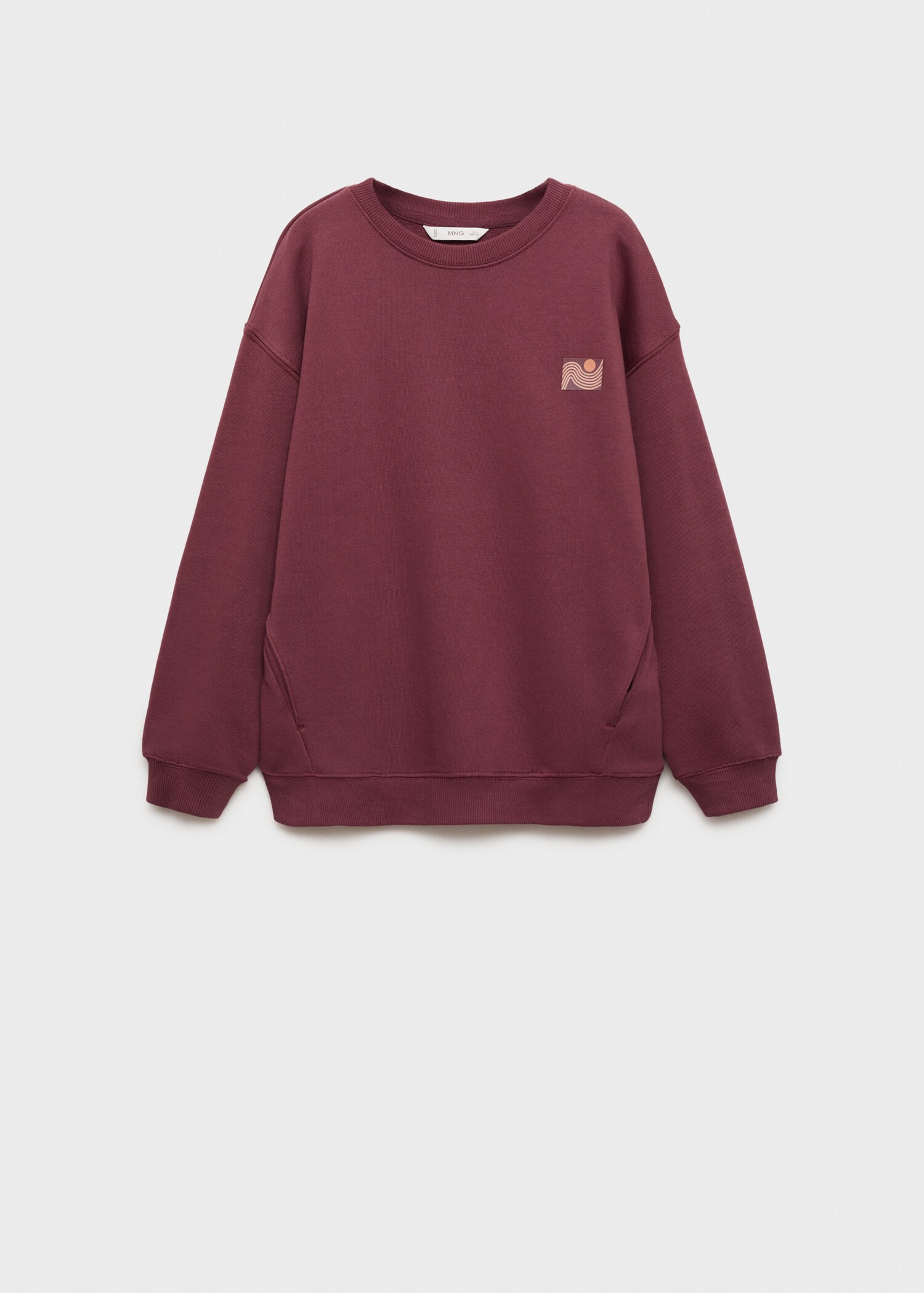 Gemustertes Baumwoll-Sweatshirt - Artikel ohne Model