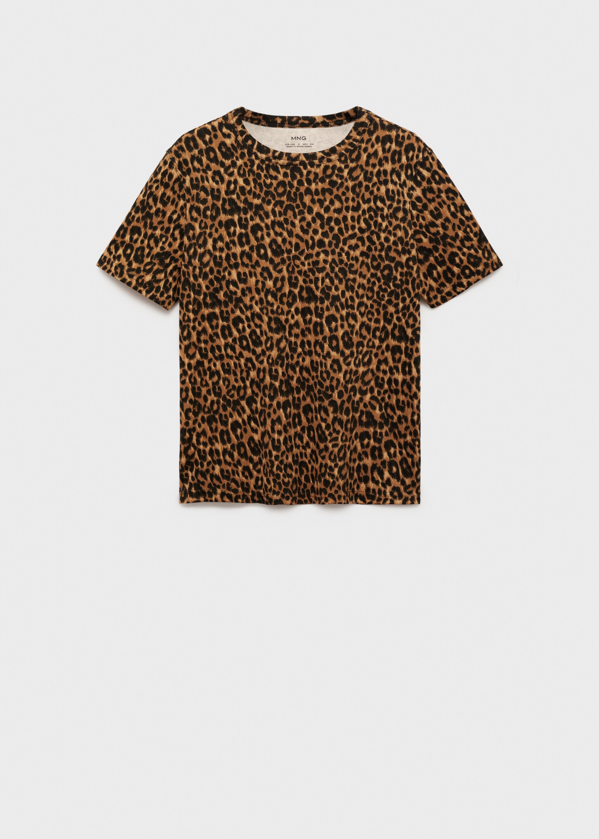 Baumwoll-T-Shirt mit Animal-Print - Artikel ohne Model