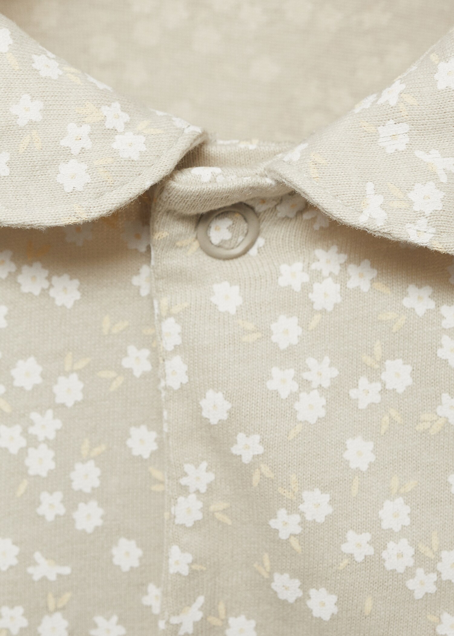 Floral-print bodysuit pyjamas - Details of the article 8