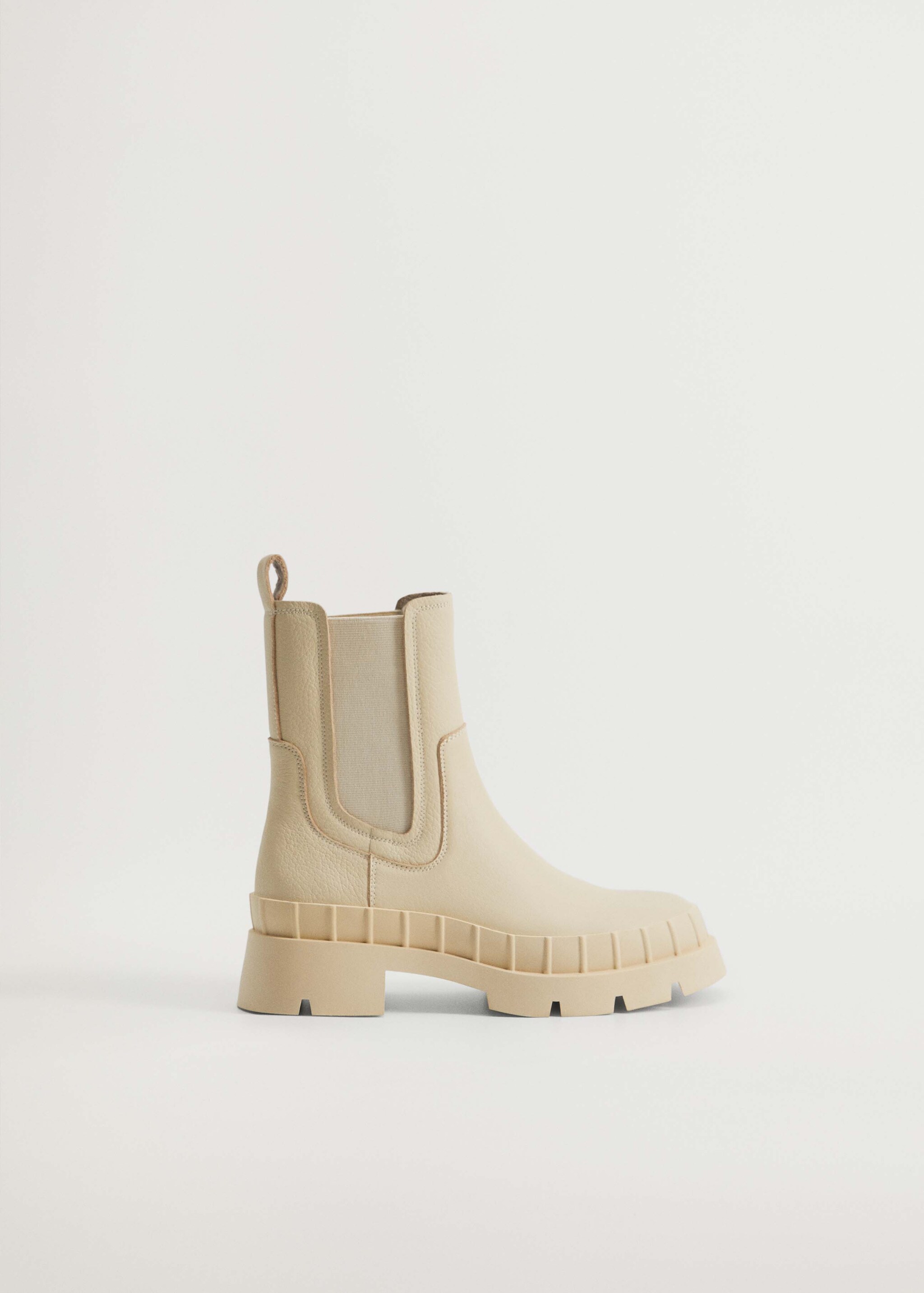 Lederstiefel mit Tracksohle - Artikel ohne Model