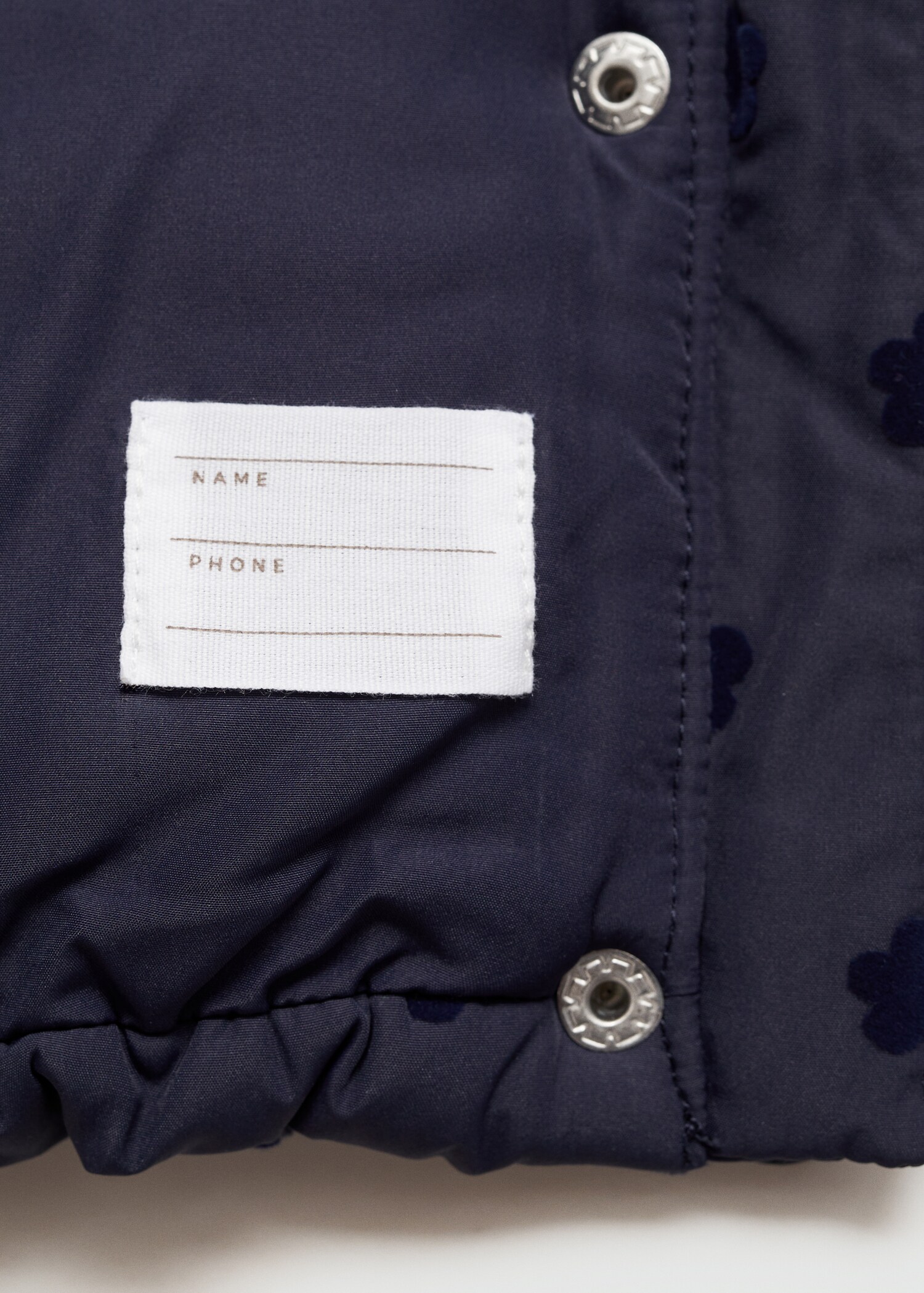 Flowers print quilted anorak - Details of the article 0