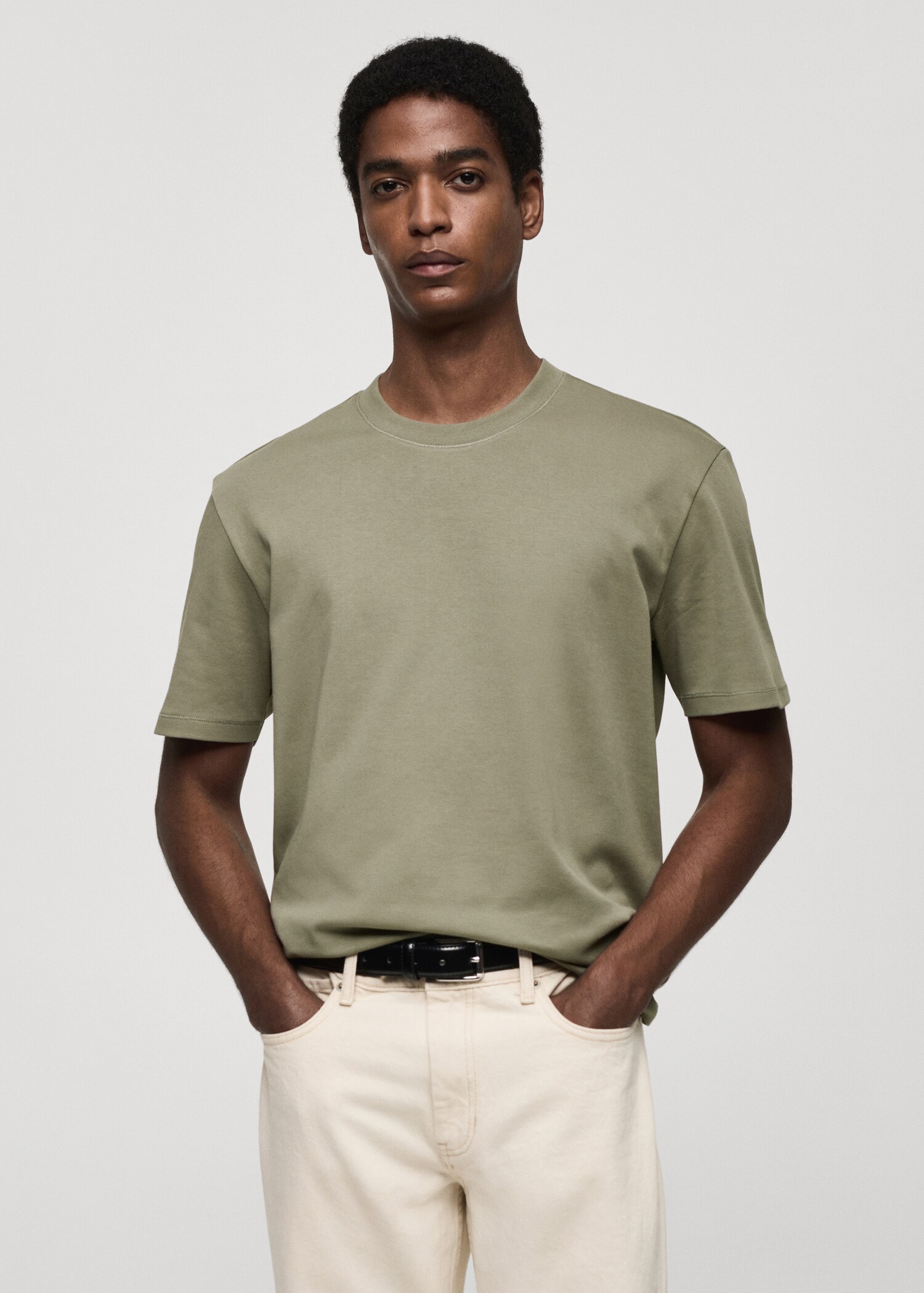 Regular-fit 100% cotton t-shirt - Medium plane