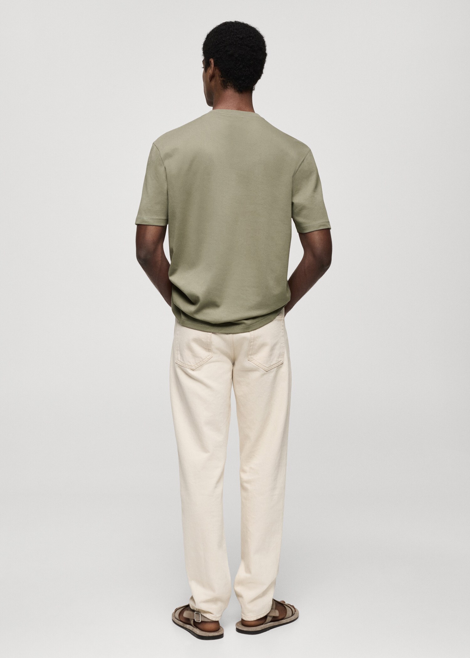 Regular-fit 100% cotton t-shirt - Reverse of the article