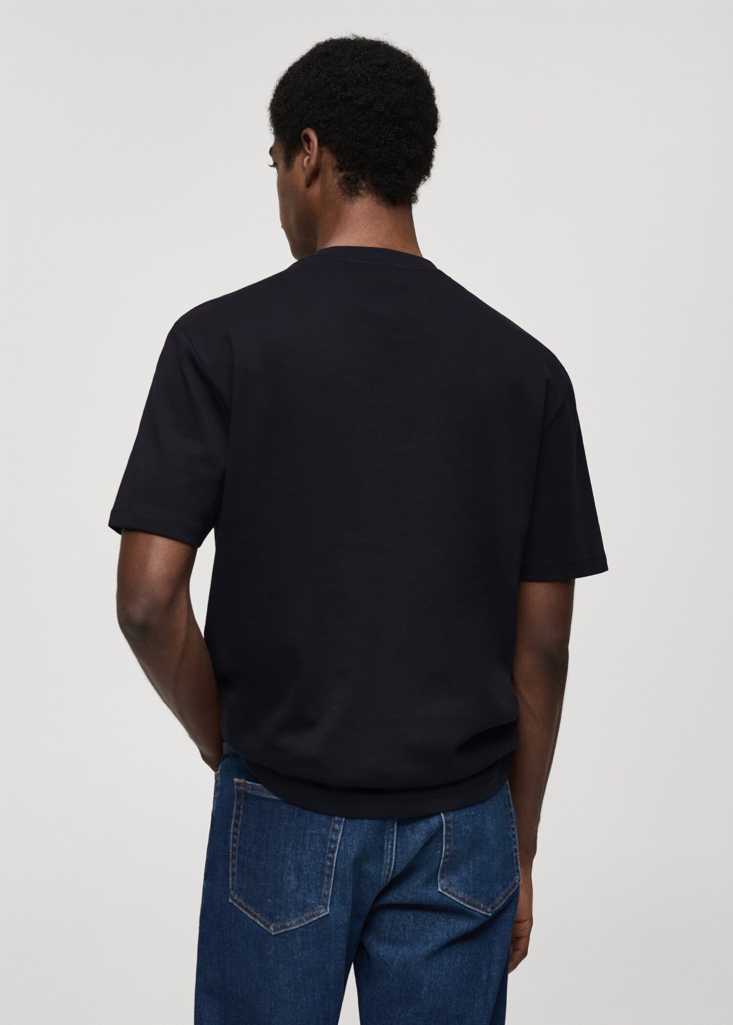 Regular-fit 100% cotton t-shirt - Reverse of the article