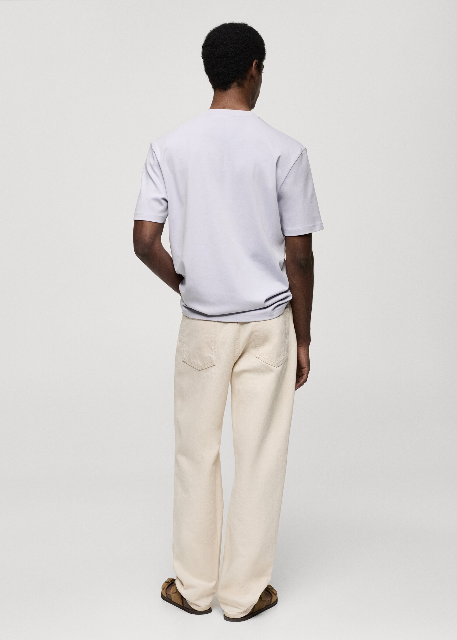 Regular-fit 100% cotton t-shirt - Reverse of the article