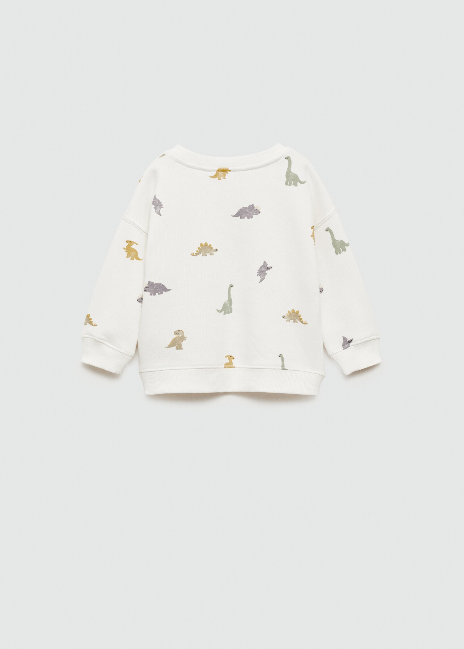 Sweat-shirt imprimé dinosaures - Verso de l’article