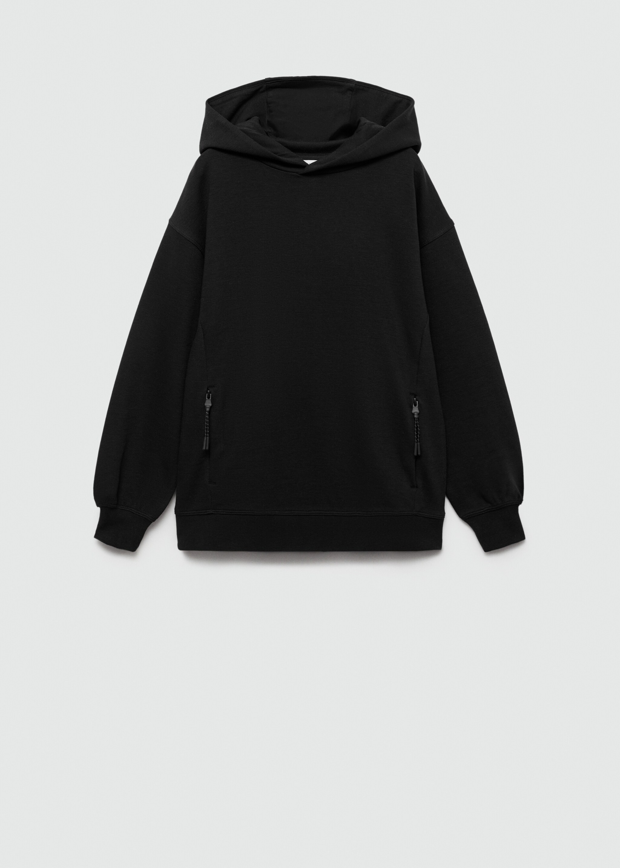 Sudadera capucha cremallera - Artículo sin modelo, Negro. Ref: 77005157-00.