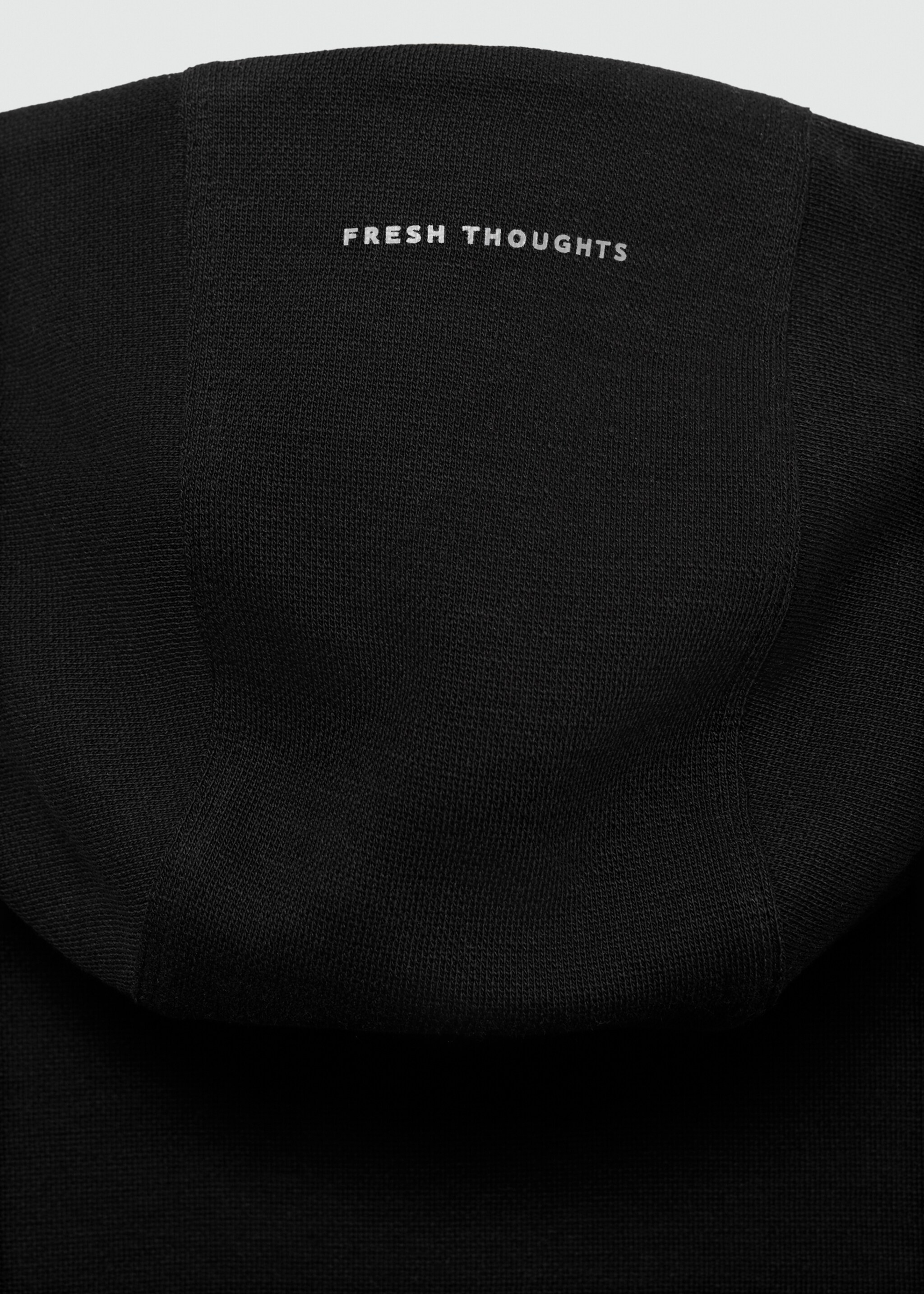 Sudadera capucha cremallera - Detalle del artículo 0, Negro. Ref: 77005157-00.