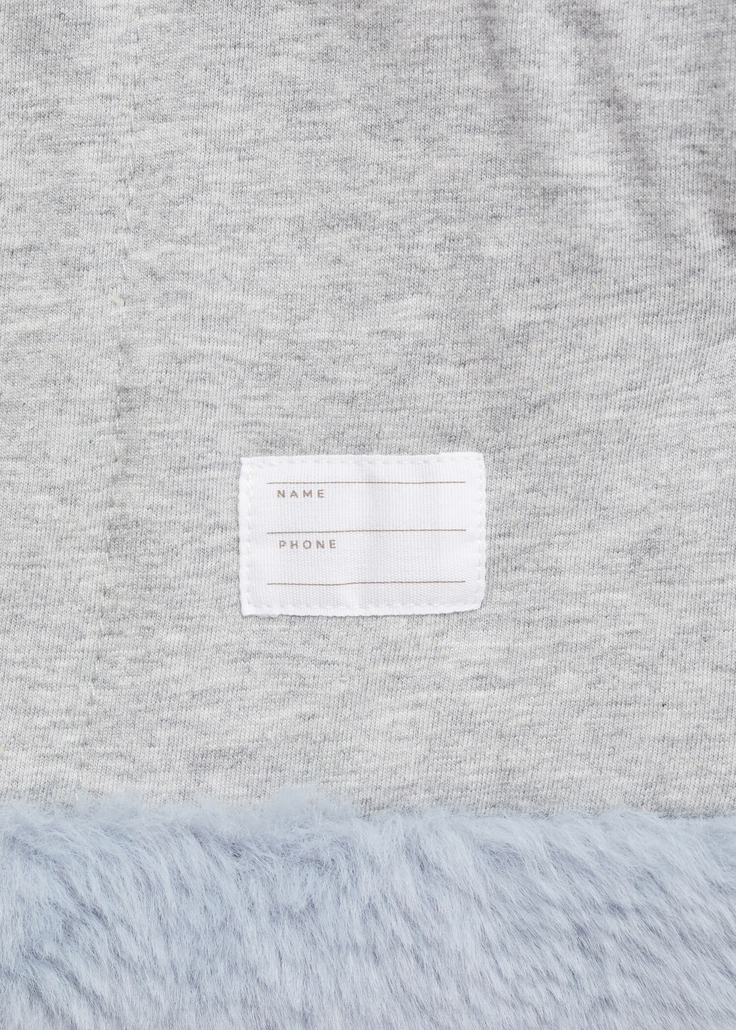 Coat with fur-effect hood - Details of the article 0