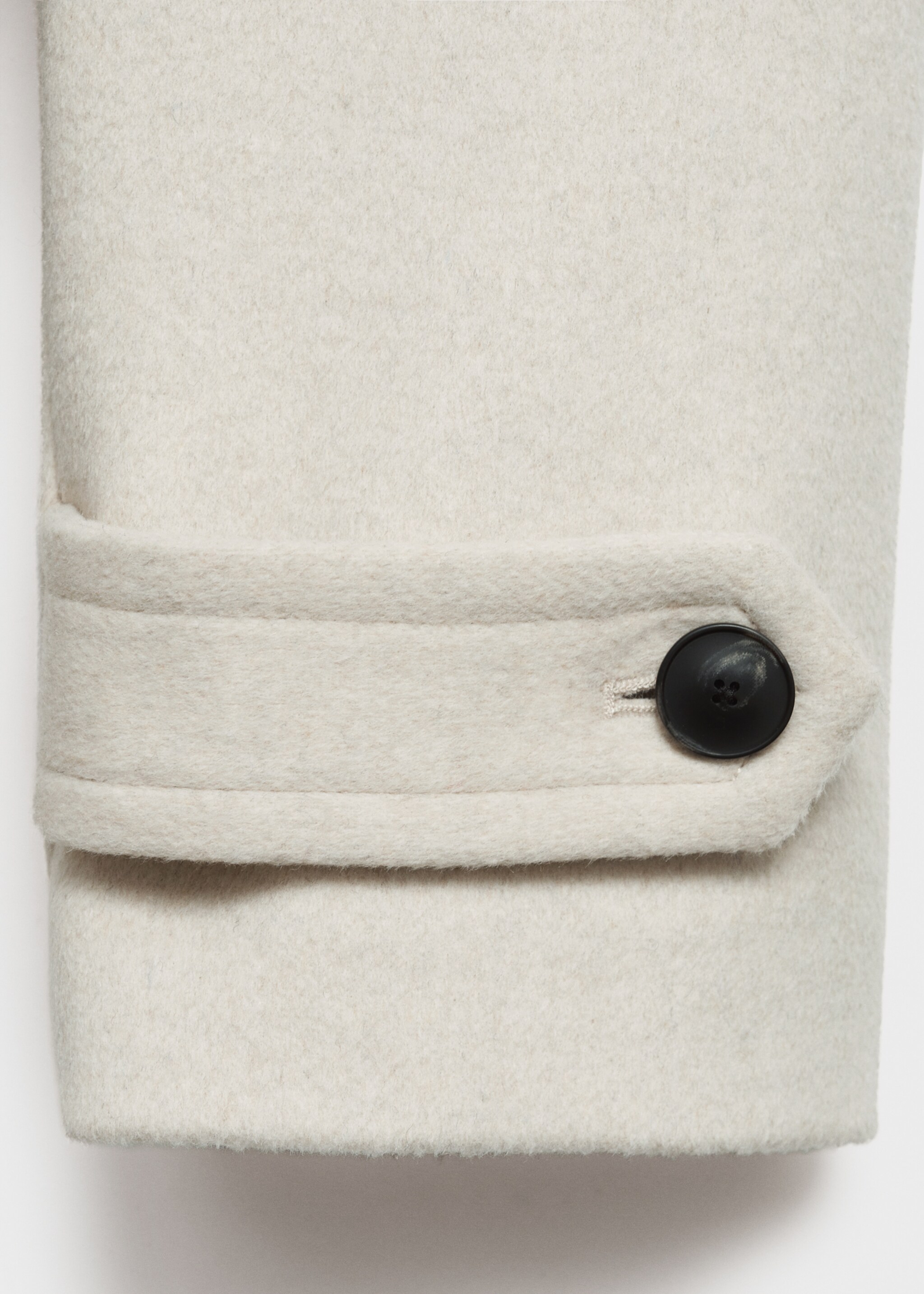 Abric llana creuat botons - Detall de l'article 0, Gris clar/pastel. Ref: 77005643-00.