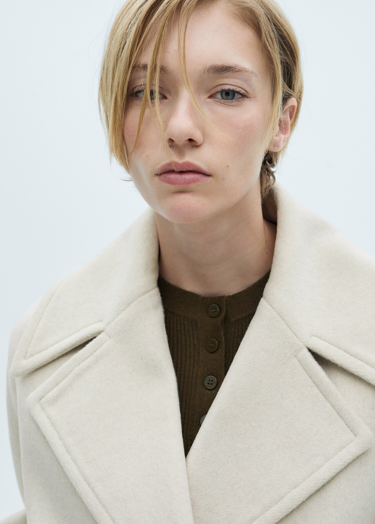 Abric llana creuat botons - Detall de l'article 1