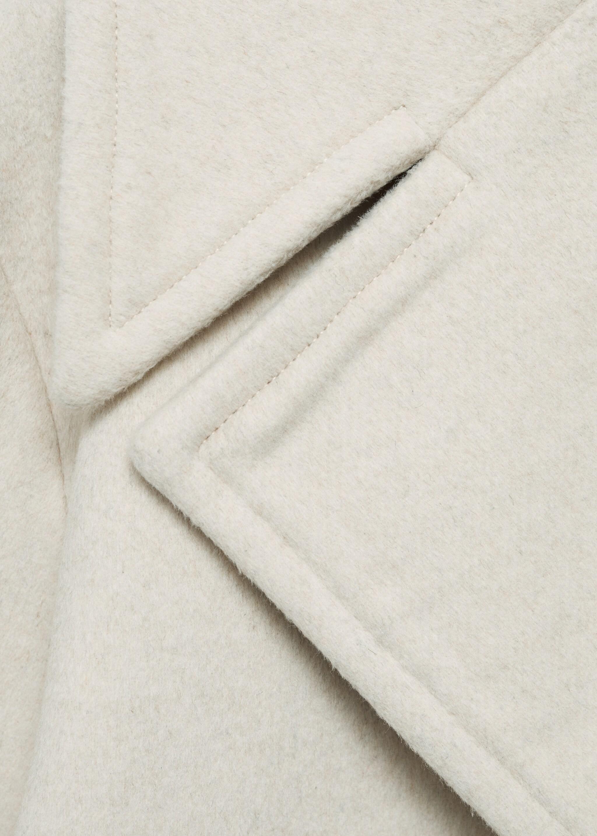 Abric llana creuat botons - Detall de l'article 8, Gris clar/pastel. Ref: 77005643-00.