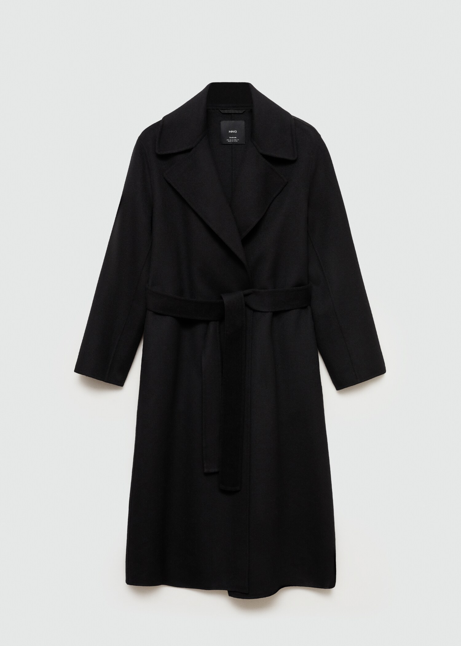 Manteau fait main avec ceinture - Article sans modèle
