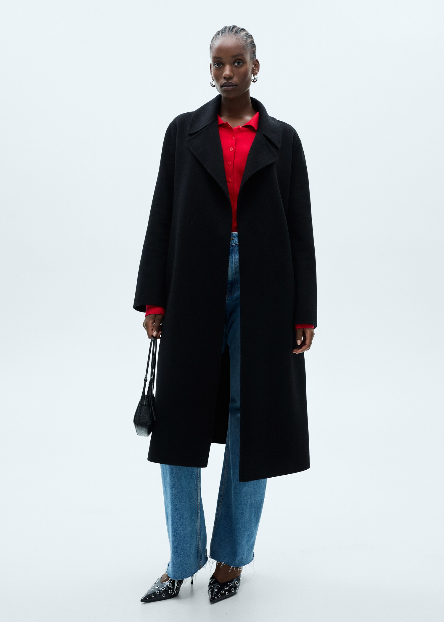 Manteau fait main avec ceinture - Détail de l'article 3