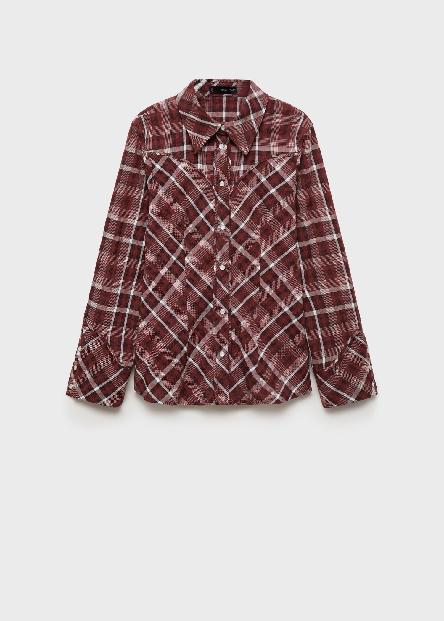 Check cotton shirt - Article without model