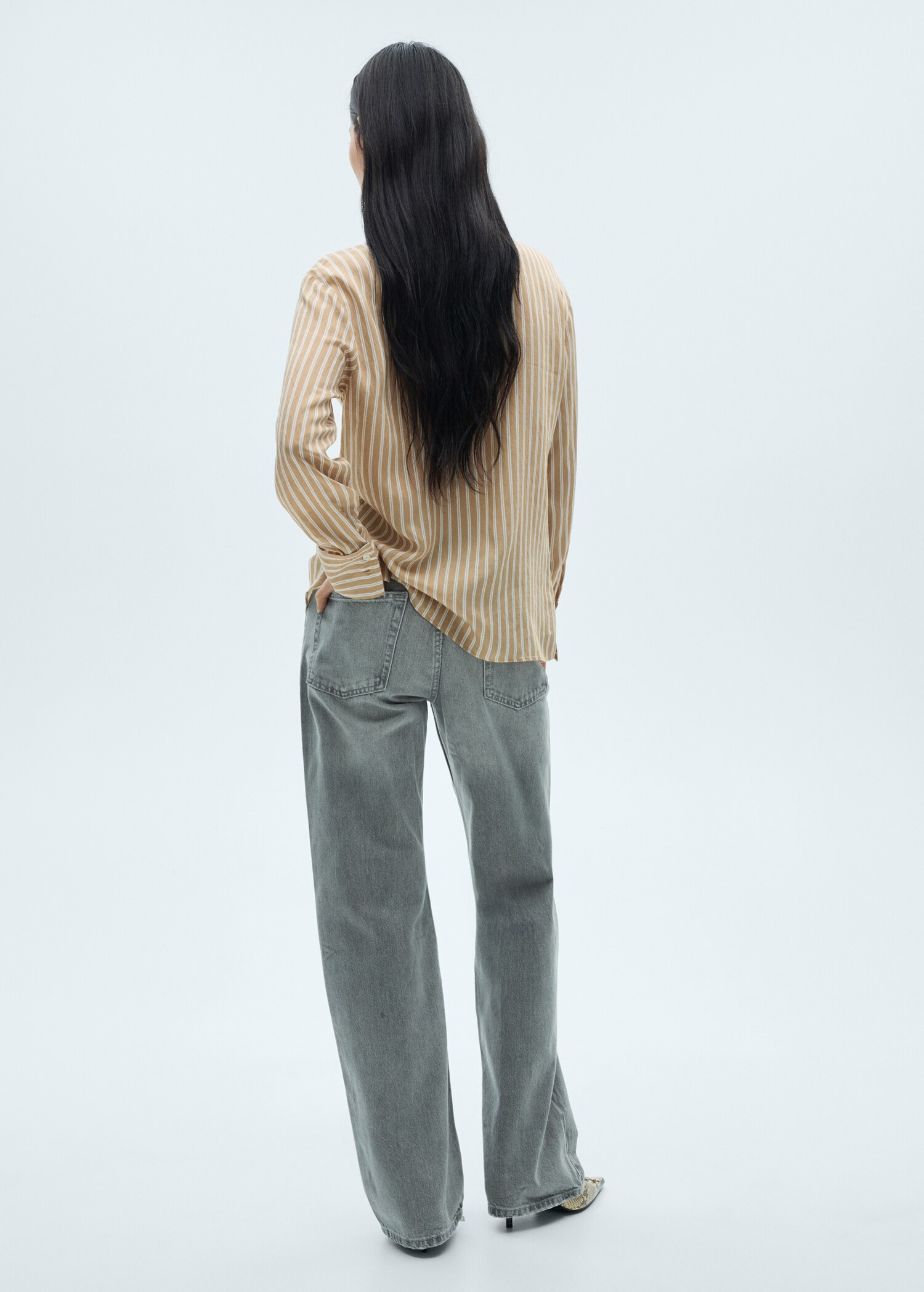 Chemise fluide rayures - Verso de l’article