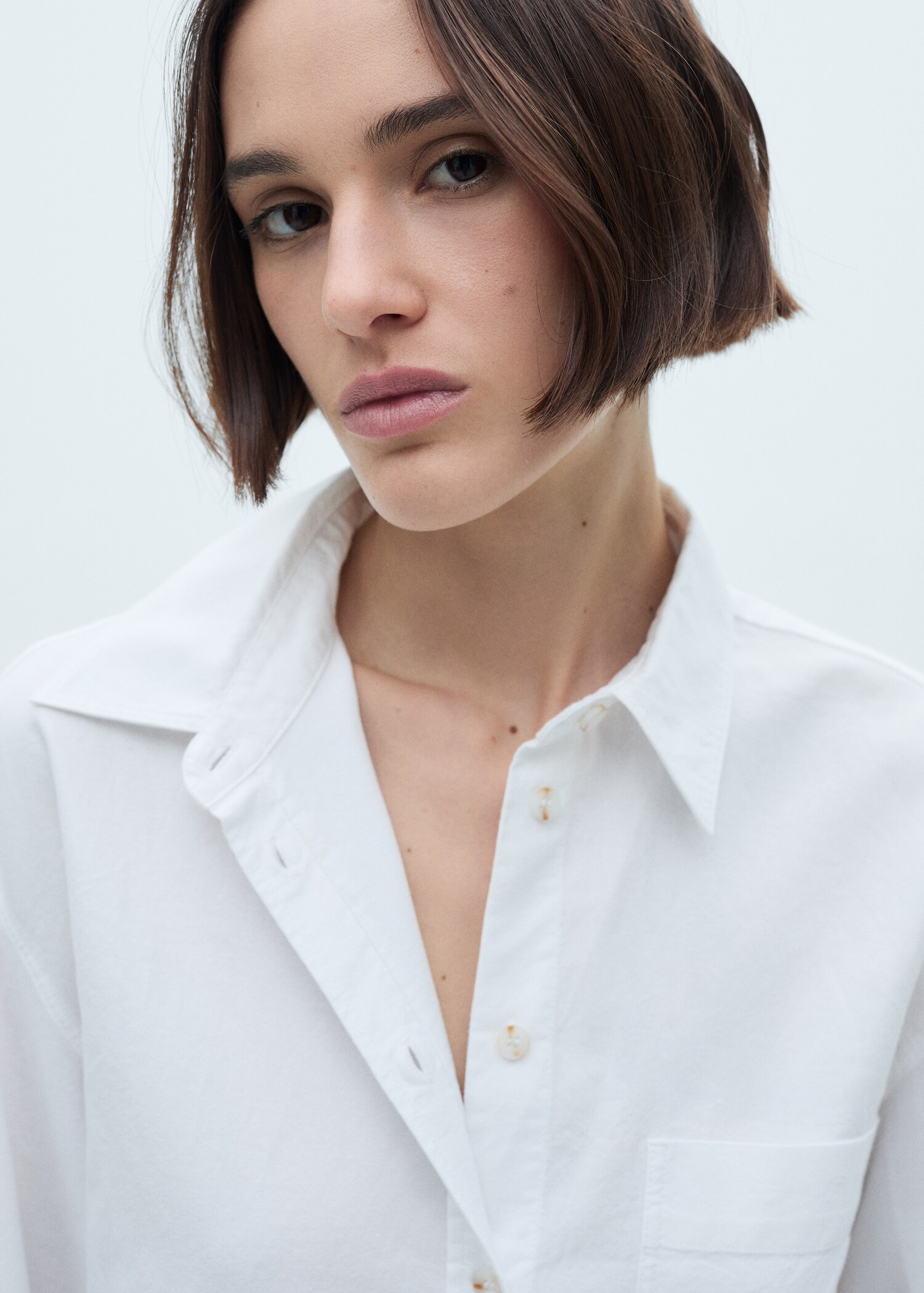 Long sleeved cotton shirt - Details of the article 1